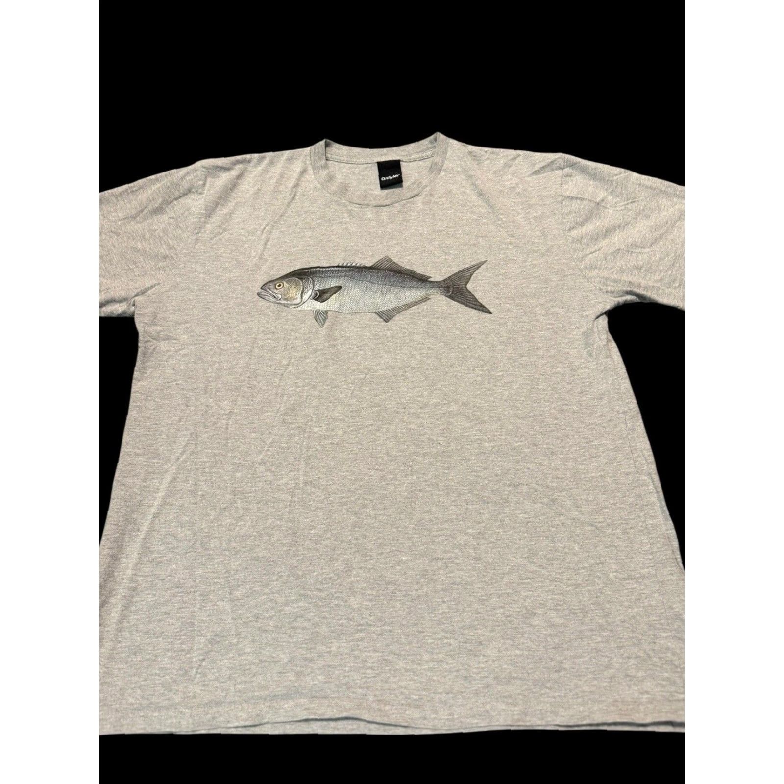Only NY VINTAGE Only NY Fish T-Shirt Mens Grey Size XL Size US XL / EU 56 / 4 - 2 Thumbnail