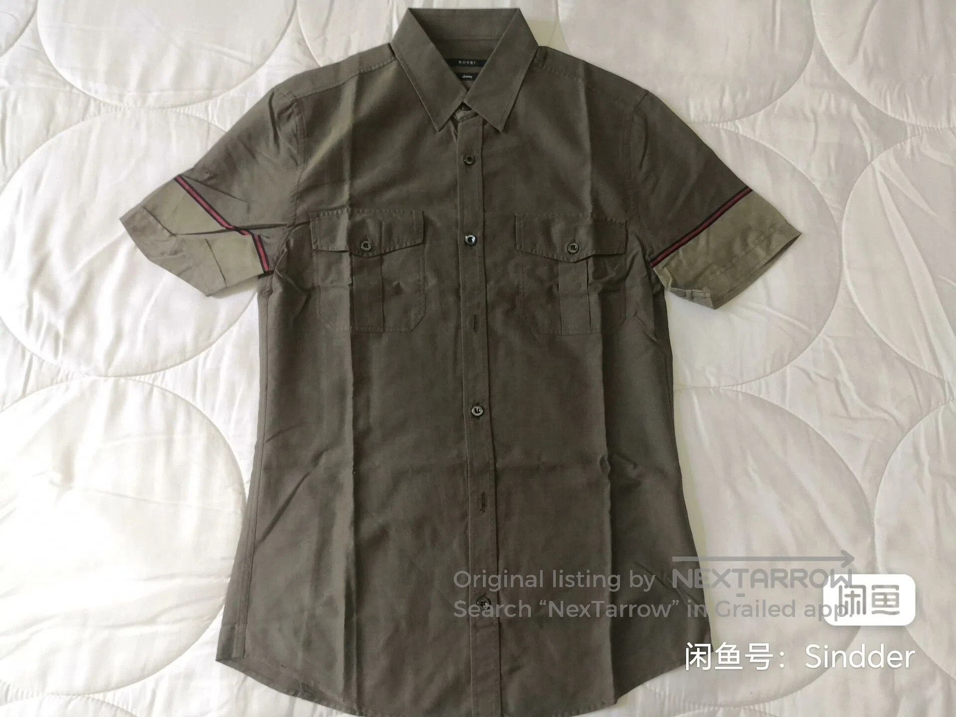 Gucci Gucci Men's Short Sleeve Shirt. Size US S / EU 44-46 / 1 - 1 Thumbnail
