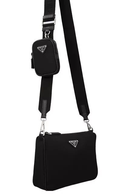 Prada PRADA Black Re-Nylon Crossbody Bag New & Authentic Size ONE SIZE - 3 Thumbnail
