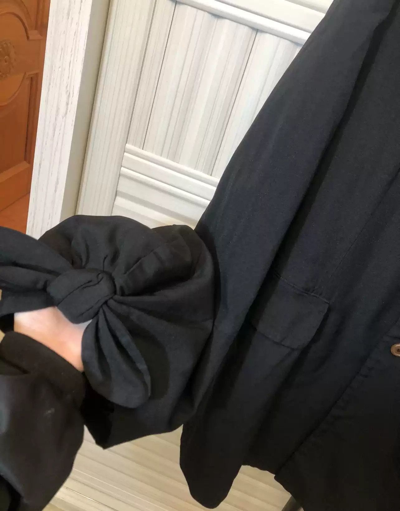 Comme des Garcons CDG CDG Poly Bow tie Overcoat 2505-Nextarrow Size S / US 4 / IT 40 - 4 Thumbnail