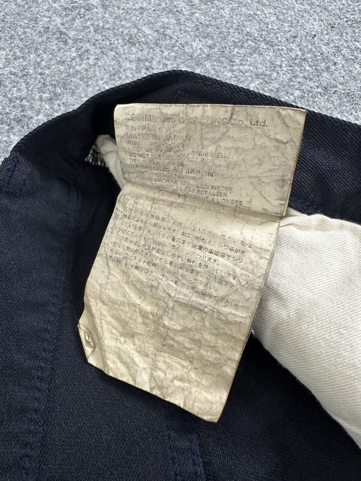 Comme des Garcons Homme Plus Comme des Garcons - Homme Plus - Trouser in Navy Size US 32 / EU 48 - 13 Thumbnail
