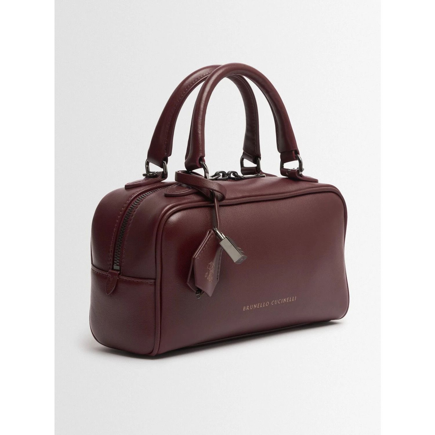 Brunello Cucinelli BRUNELLO CUCINELLI Ruby Leather Top Handle Bag New Size ONE SIZE - 2 Thumbnail