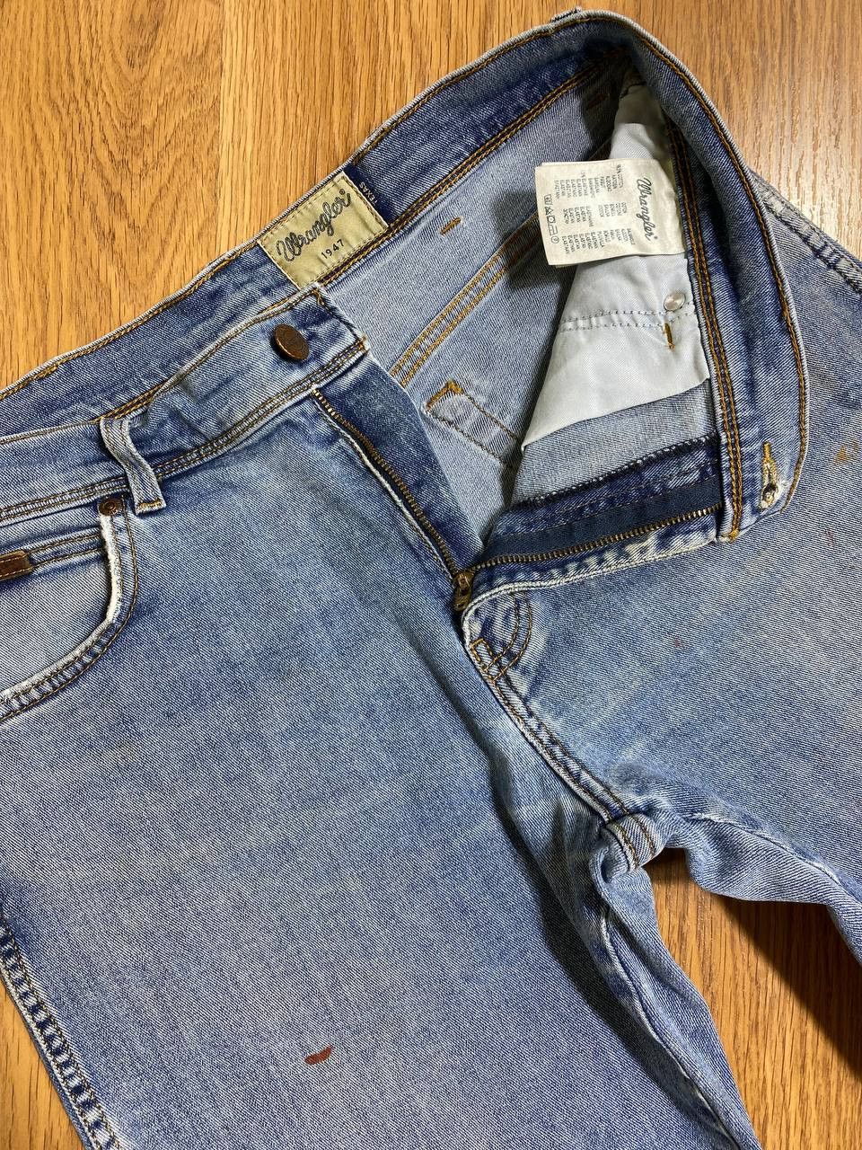 Wrangler VINTAGE FADED WRANGLER BLUE DENIM SKATER JEANS 34x30 Size US 34 / EU 50 - 3 Thumbnail