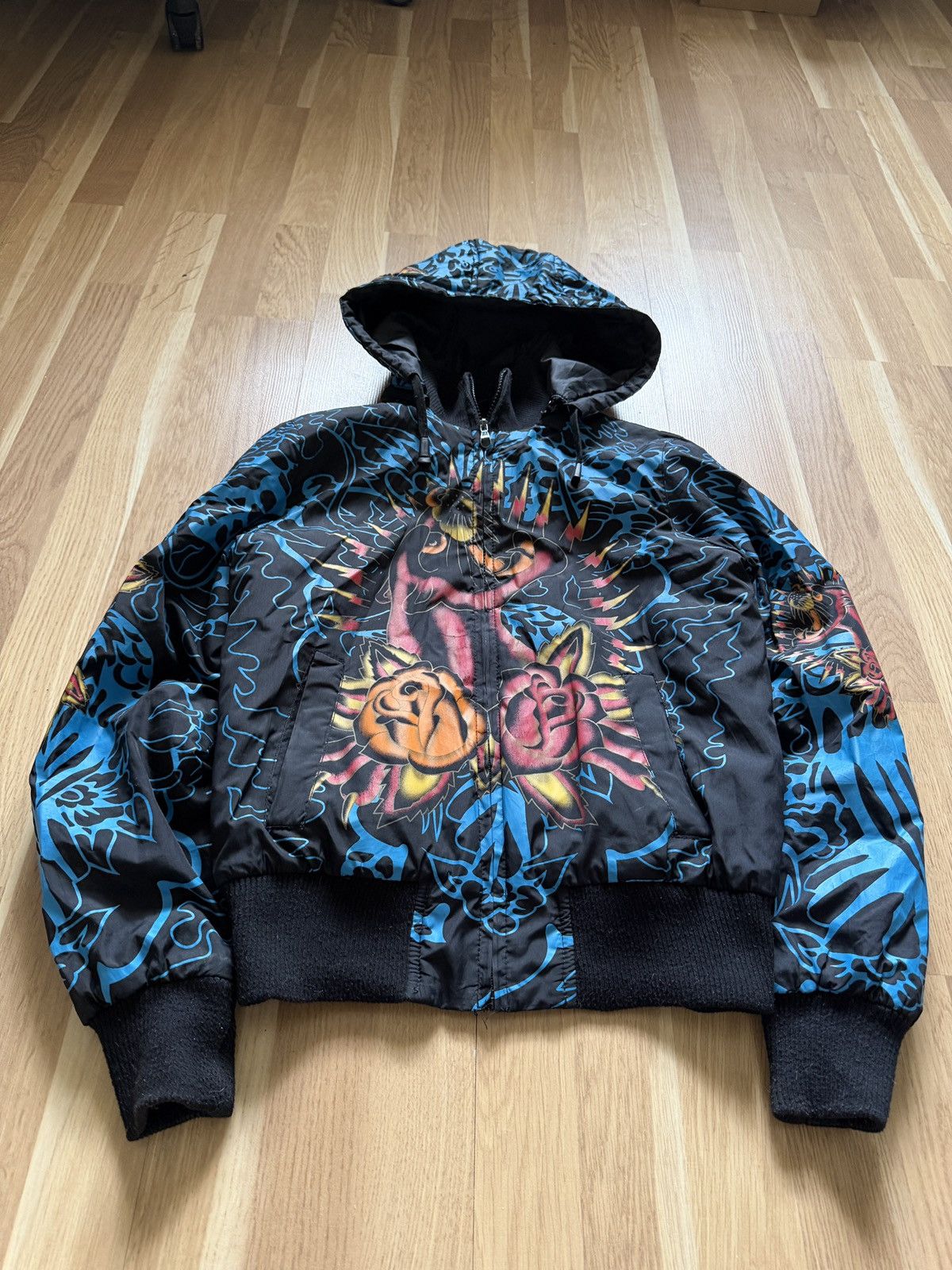 Ed Hardy Vintage ed hardy style jacket tattoo 2000s y2k archive punk Size M / US 6-8 / IT 42-44 - 1 Thumbnail