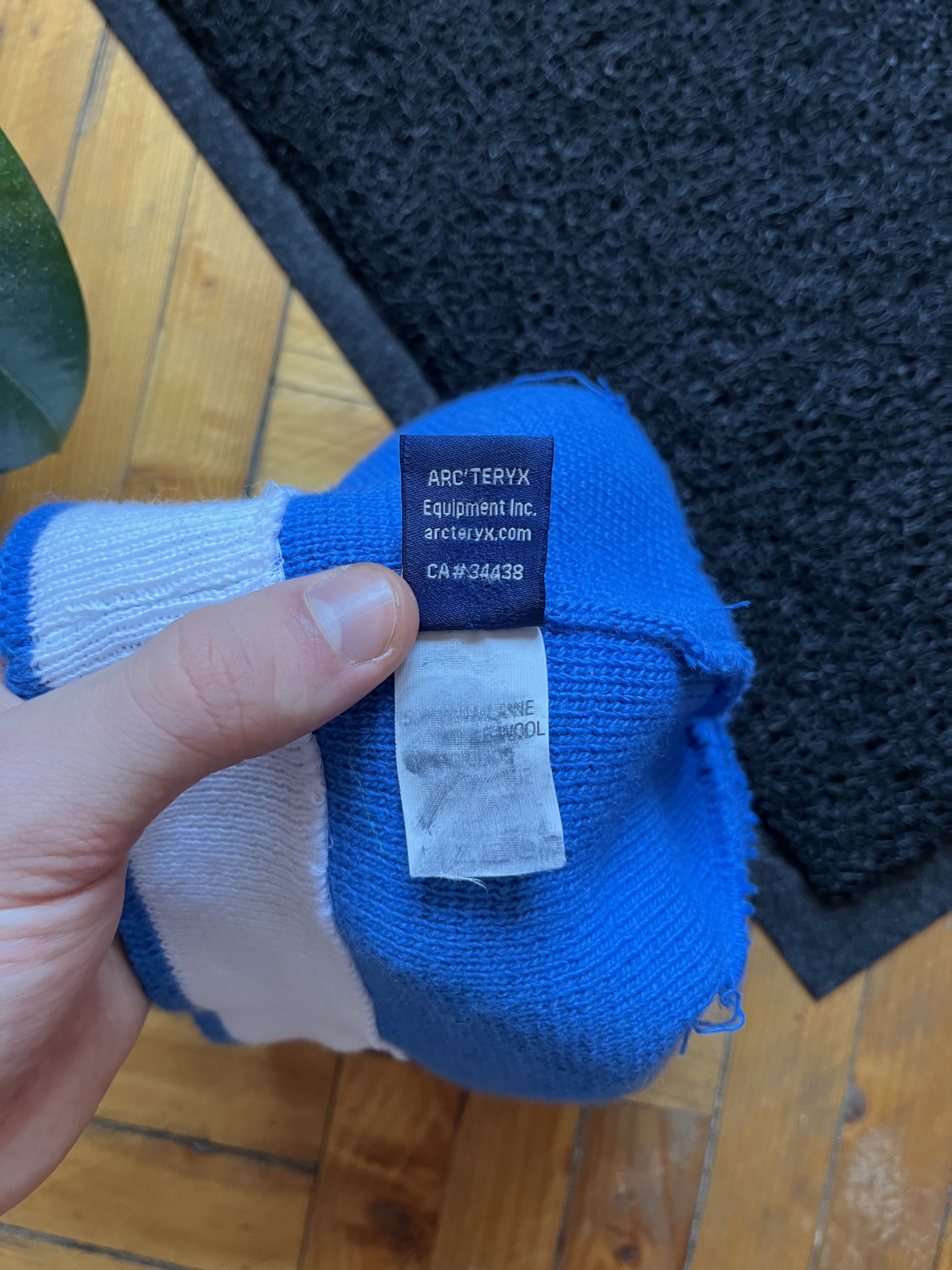 Arc'teryx Vintage Arcteryx Knitted Wool 90's Streetwear Blue Hat Size ONE SIZE - 5 Thumbnail