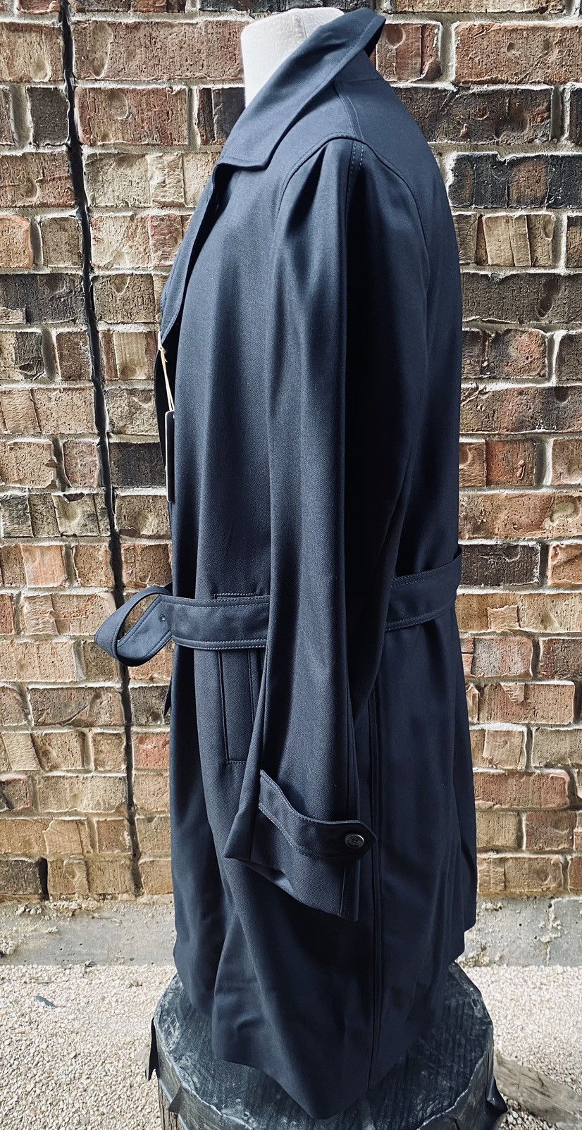 Brioni Brioni 🇮🇹 black storm system wool bond belted topcoat L NEW Size US L / EU 52-54 / 3 - 10 Thumbnail