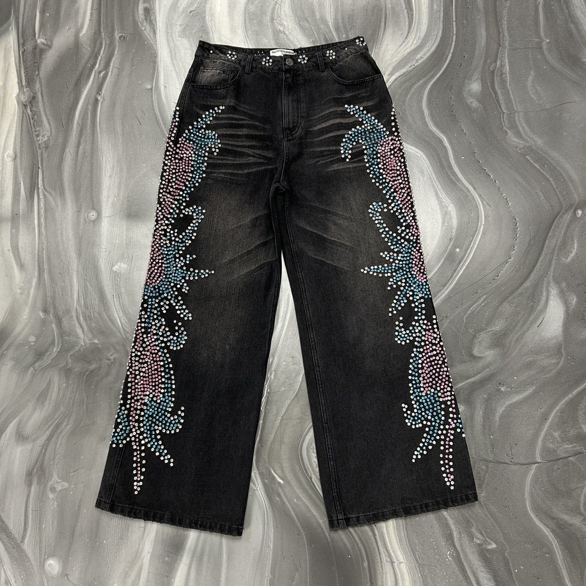 Vale Vale Tsunami Crystal Denim Black Size US 32 / EU 48 - 1 Thumbnail
