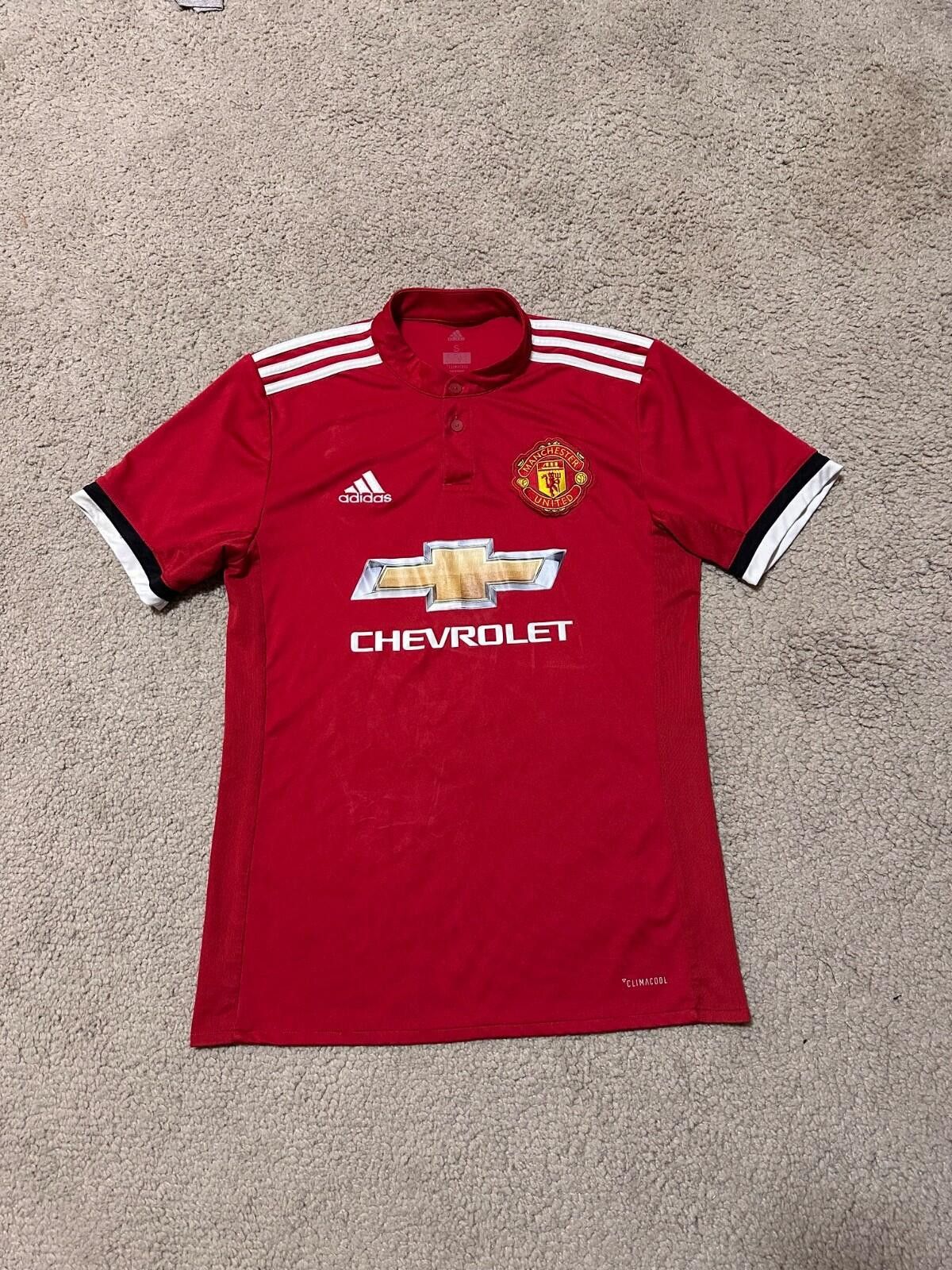 Adidas Adidas Manchester United 2017-18 Home Football Jersey Sz S Size US S / EU 44-46 / 1 - 1 Thumbnail
