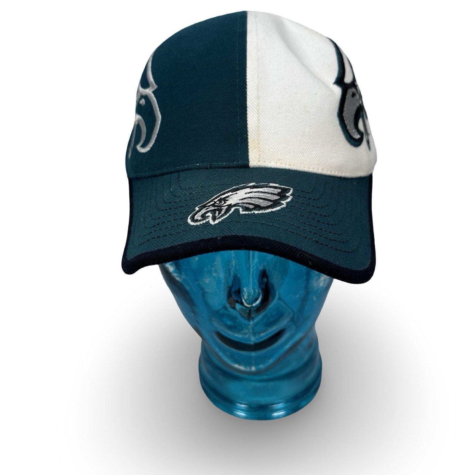 Reebok Vintage Reebok Philadelphia Eagles Hat Green White Double Size ONE SIZE - 1 Thumbnail