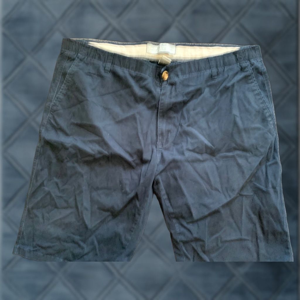 PD&C PD & C Mens Chino Shorts 42 stretch blue Chino Casual Men 42 in Blue Regular Fit Stretch 90s? Size US 42 / EU 58 - 1 Thumbnail