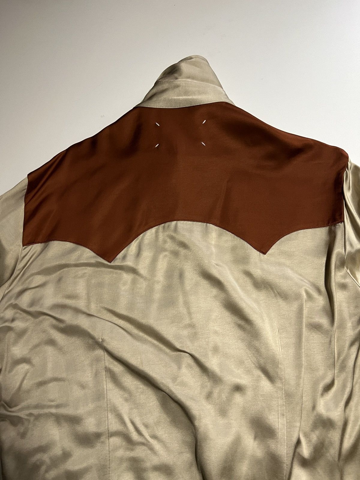 Maison Margiela 18ad Replica Satin Shirt Size 40L - 8 Thumbnail