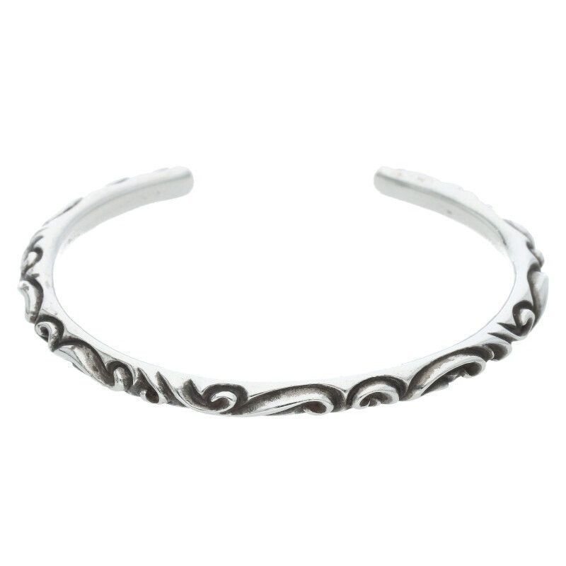 Chrome Hearts Chrome Hearts Bangle Scroll Silver Bracelet Size ONE SIZE - 1 Thumbnail