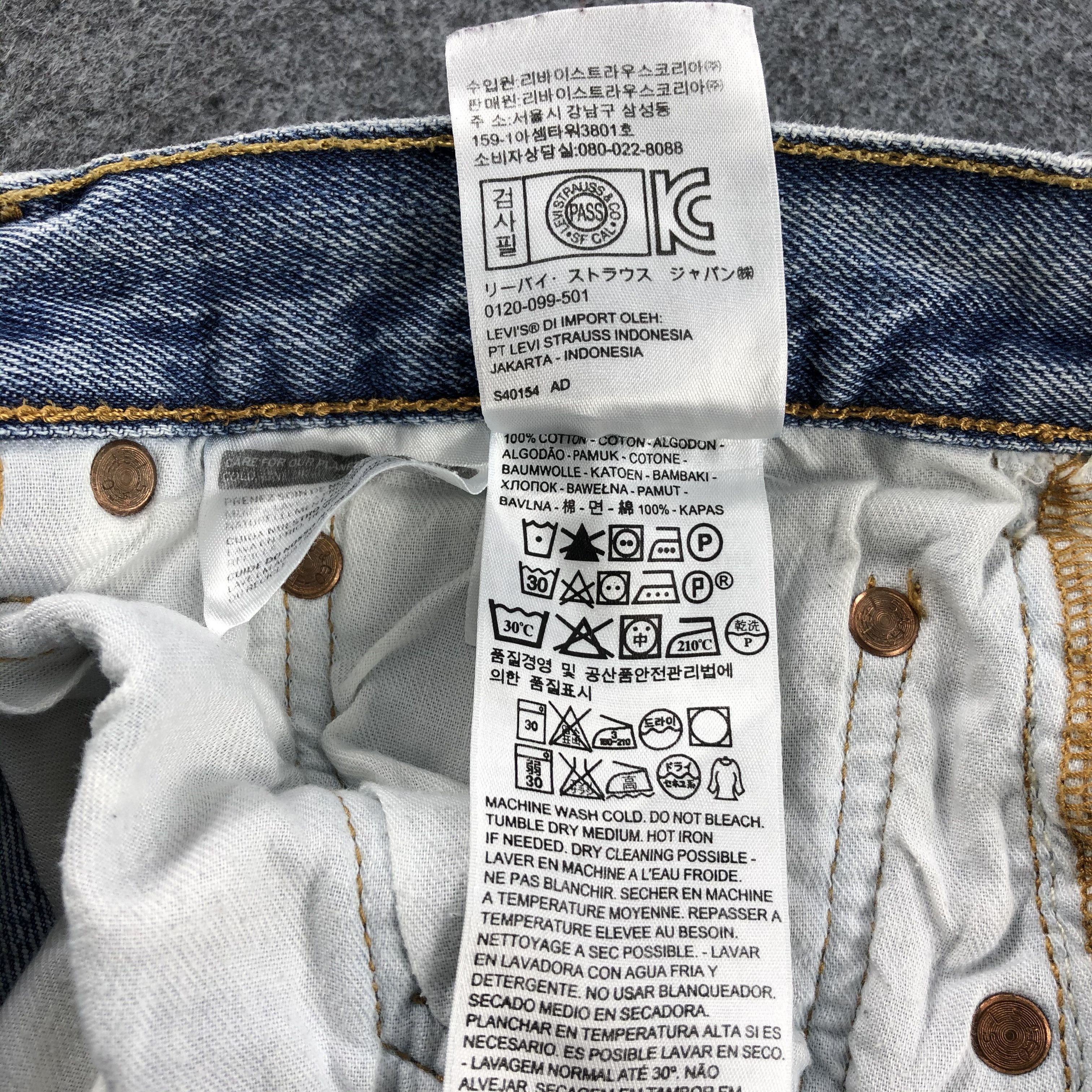 Levi's × Vintage Vintage Light Wash Levis 501 Jeans-JM1272 Size US 38 / EU 54 - 11 Thumbnail