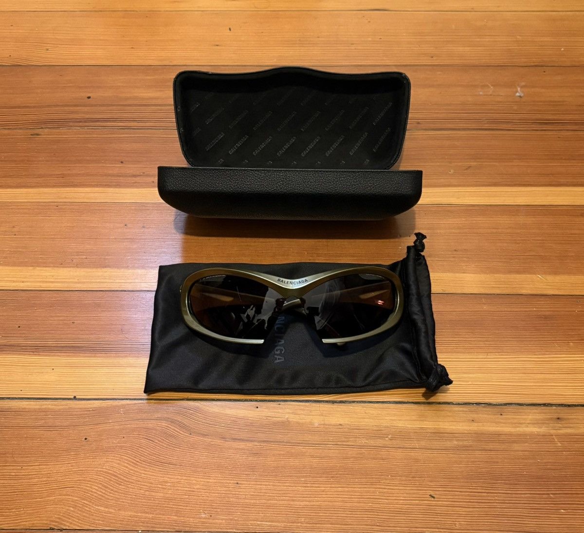 Balenciaga Balenciaga Dynamo rectangle sunglasses Size ONE SIZE - 4 Thumbnail