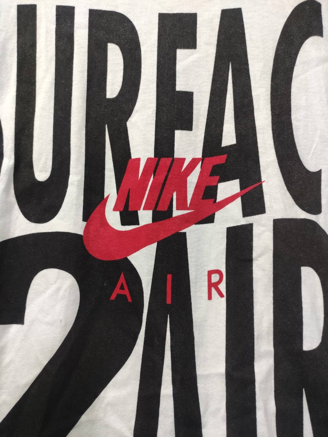 Nike Rare! Vtg 90's Nike Air Jordan " Surface 2 Air " T-Shirt Size US XL / EU 56 / 4 - 9 Thumbnail