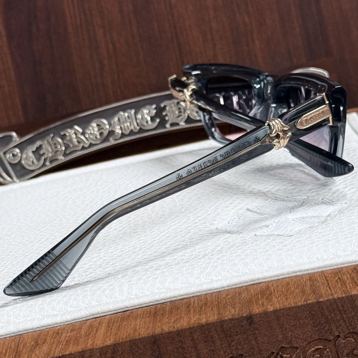 Chrome Hearts Chrome Hearts Cliterally Sunglasses Size ONE SIZE - 8 Thumbnail