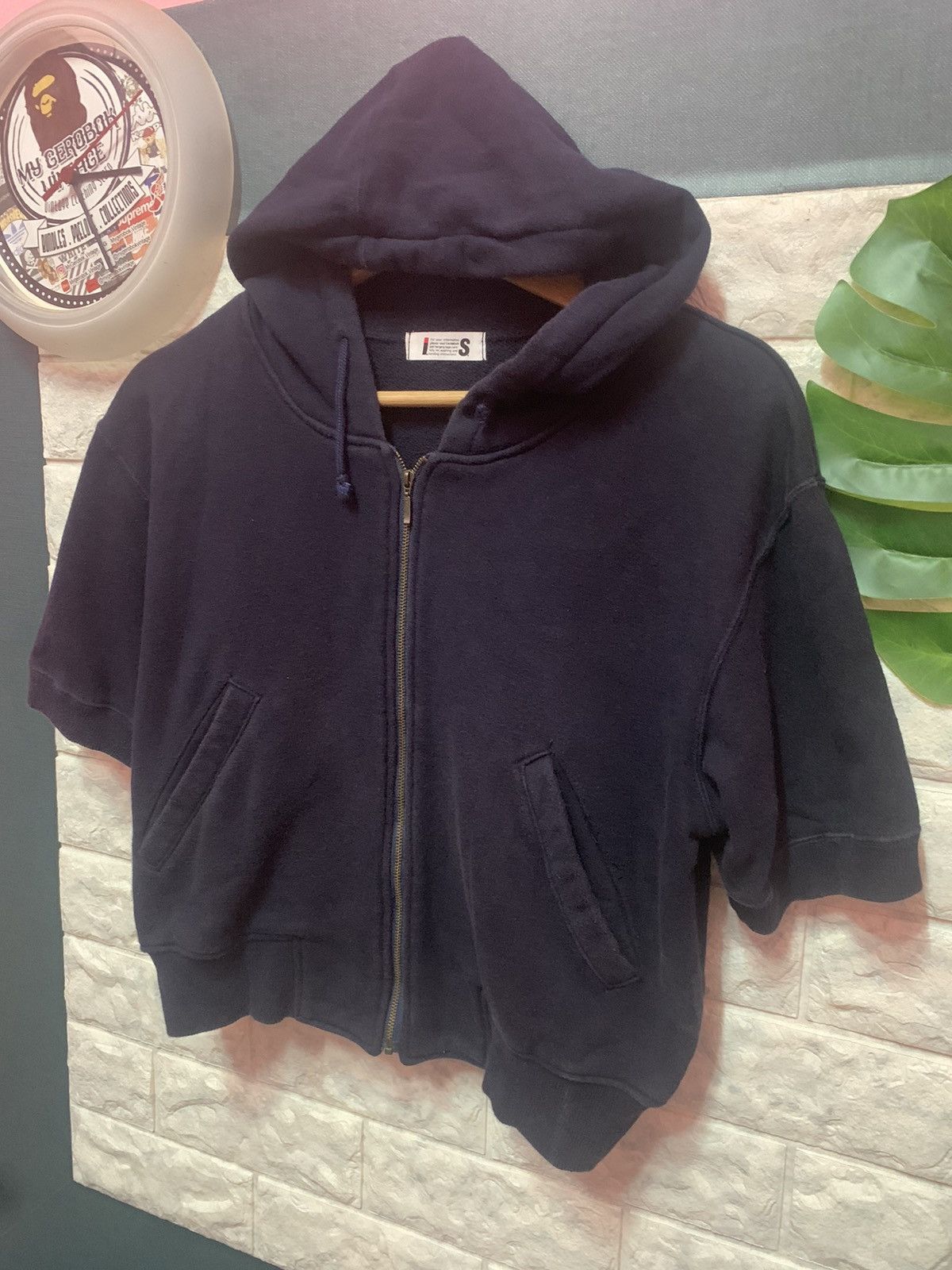 Issey Miyake × Japanese Brand VINTAGE!! Sweater Hoodies Croptop ISSEY MIYAKE Size M / US 6-8 / IT 42-44 - 4 Thumbnail