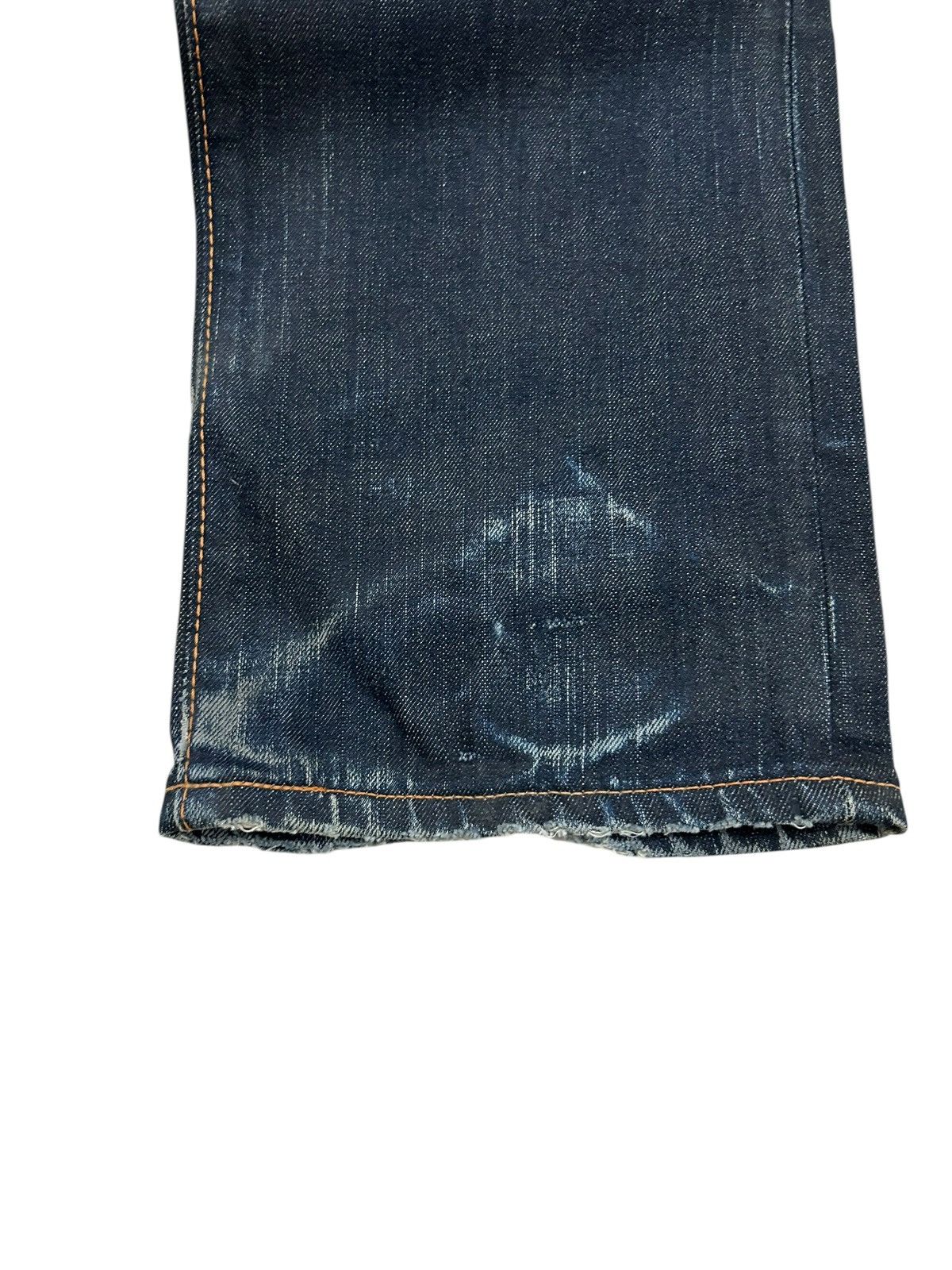 Edwin × Hysteric Glamour × Japanese Brand Edwin Japan 503 Regular Creased Line Whiskers Washed Size US 34 / EU 50 - 5 Thumbnail