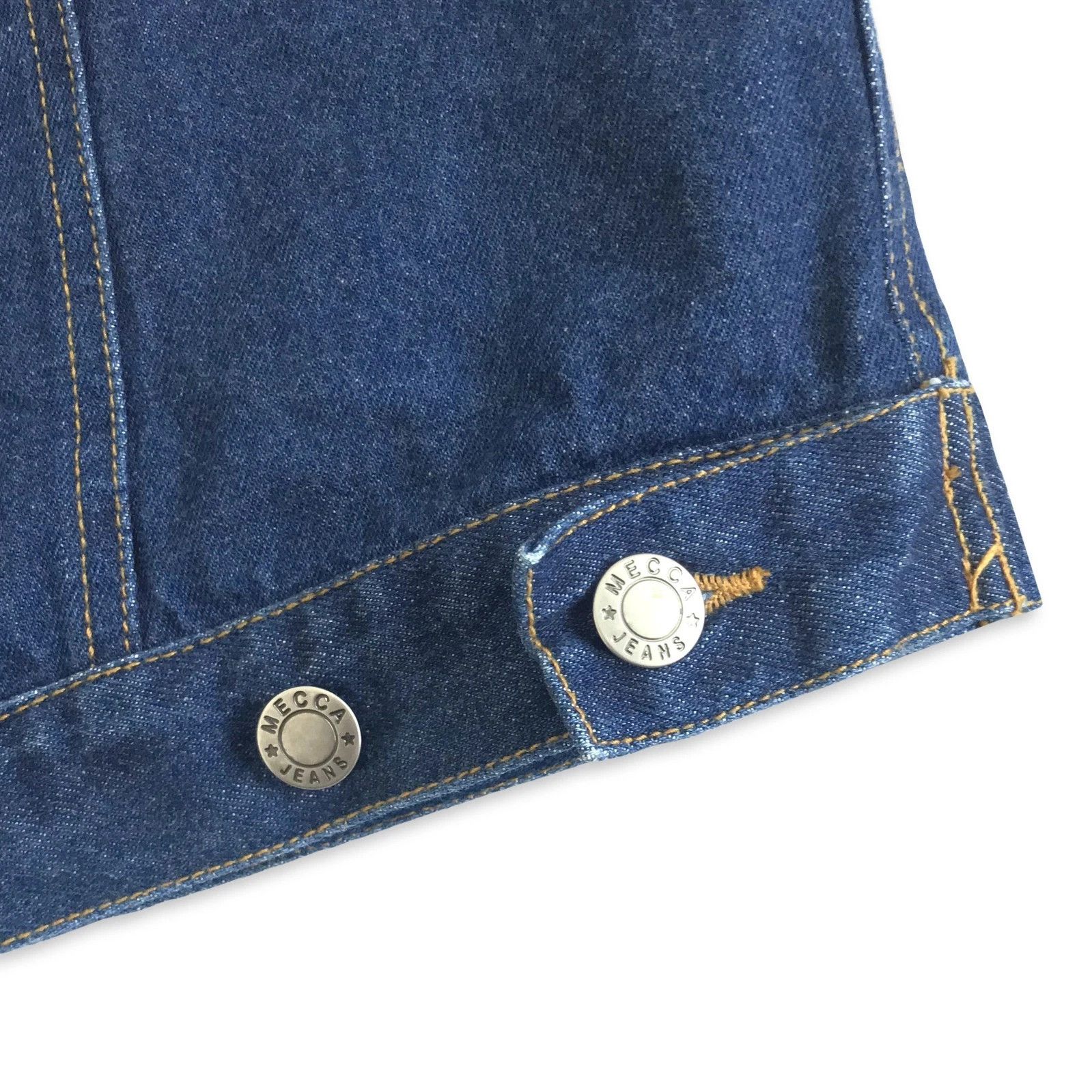 Mecca Vintage 90s MECCA Jeans Denim Jacket Hip hop Oversize Rap Size US S / EU 44-46 / 1 - 10 Thumbnail