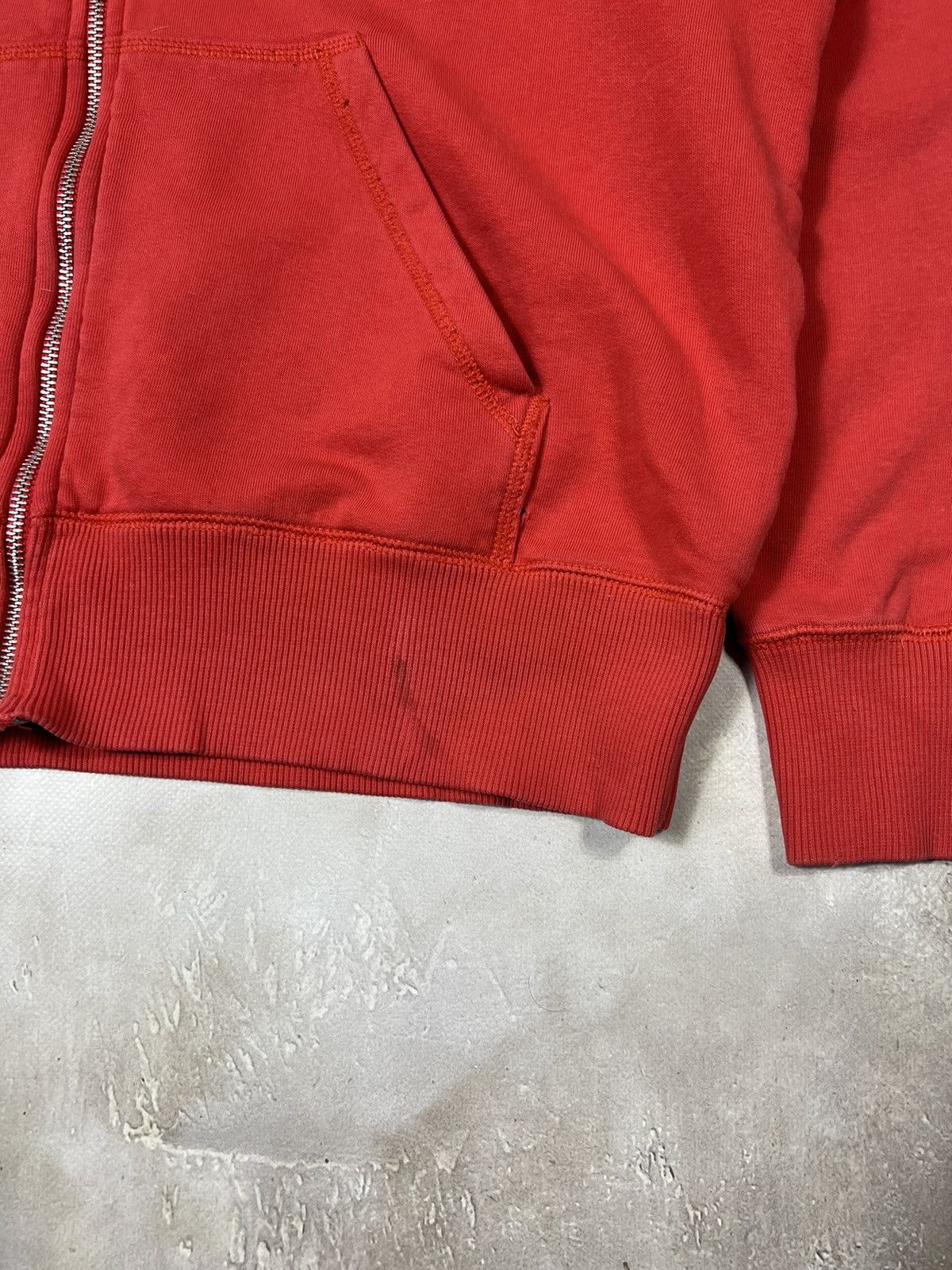 Vintage Vintage Nike Swoosh Distressed Zip hoodie Size US L / EU 52-54 / 3 - 3 Thumbnail