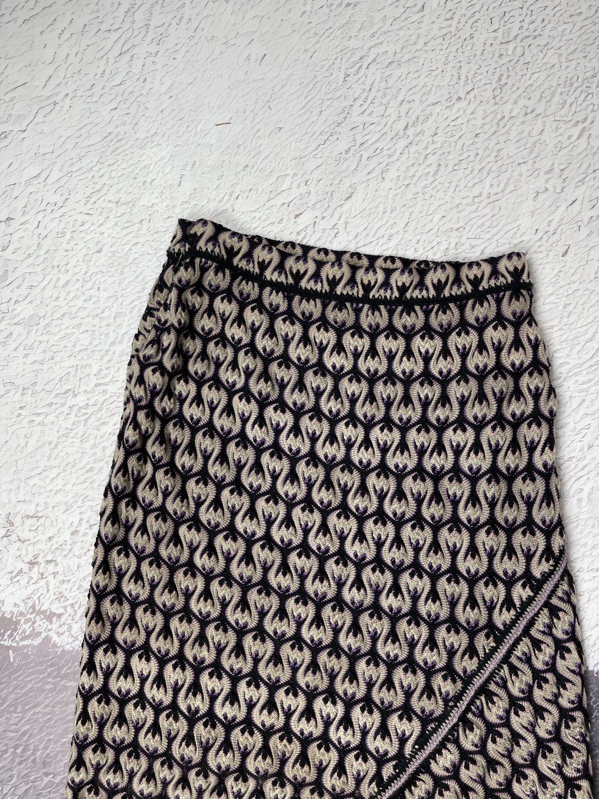 Missoni Missoni multilogo wool cashmere angora midi skirt size S Size 27" / US 4 / IT 40 - 6 Thumbnail