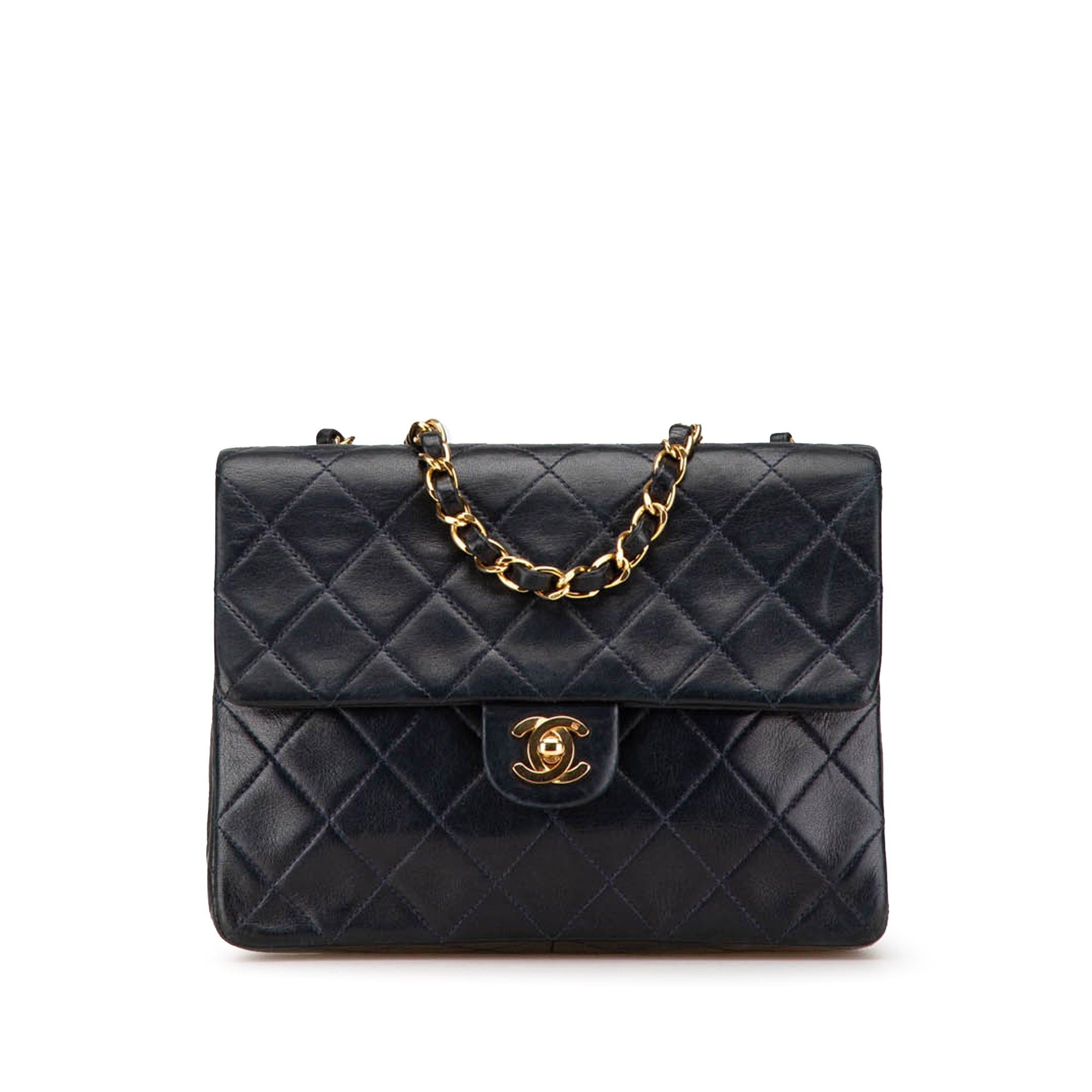 Chanel Chanel Mini Classic Lambskin Single Flap Black Size ONE SIZE - 1 Thumbnail