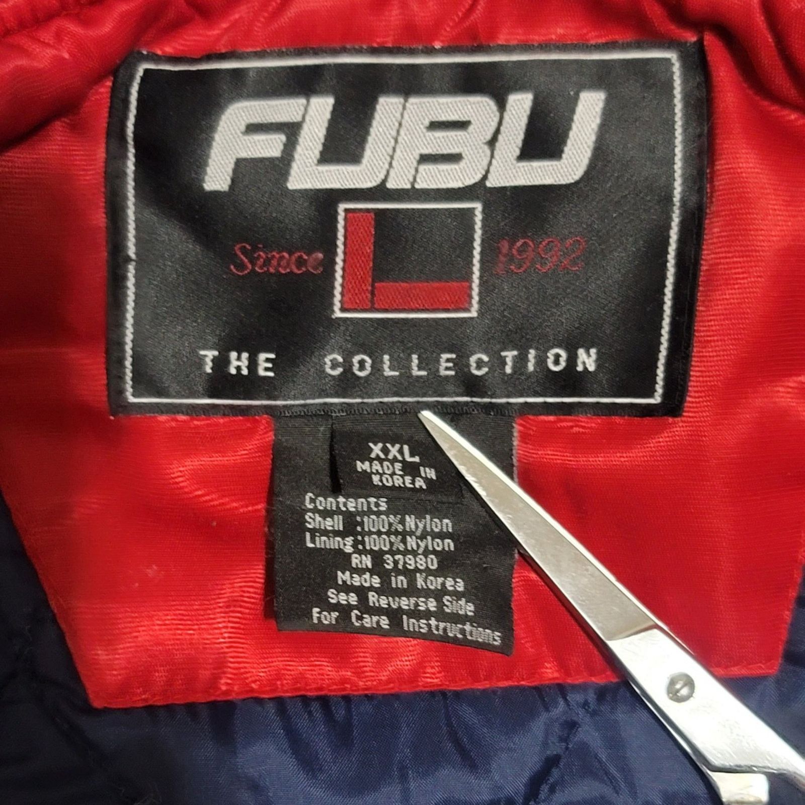 Fubu Vtg FUBU Satin Bomber Jacket Size US XXL / EU 58 / 5 - 6 Thumbnail