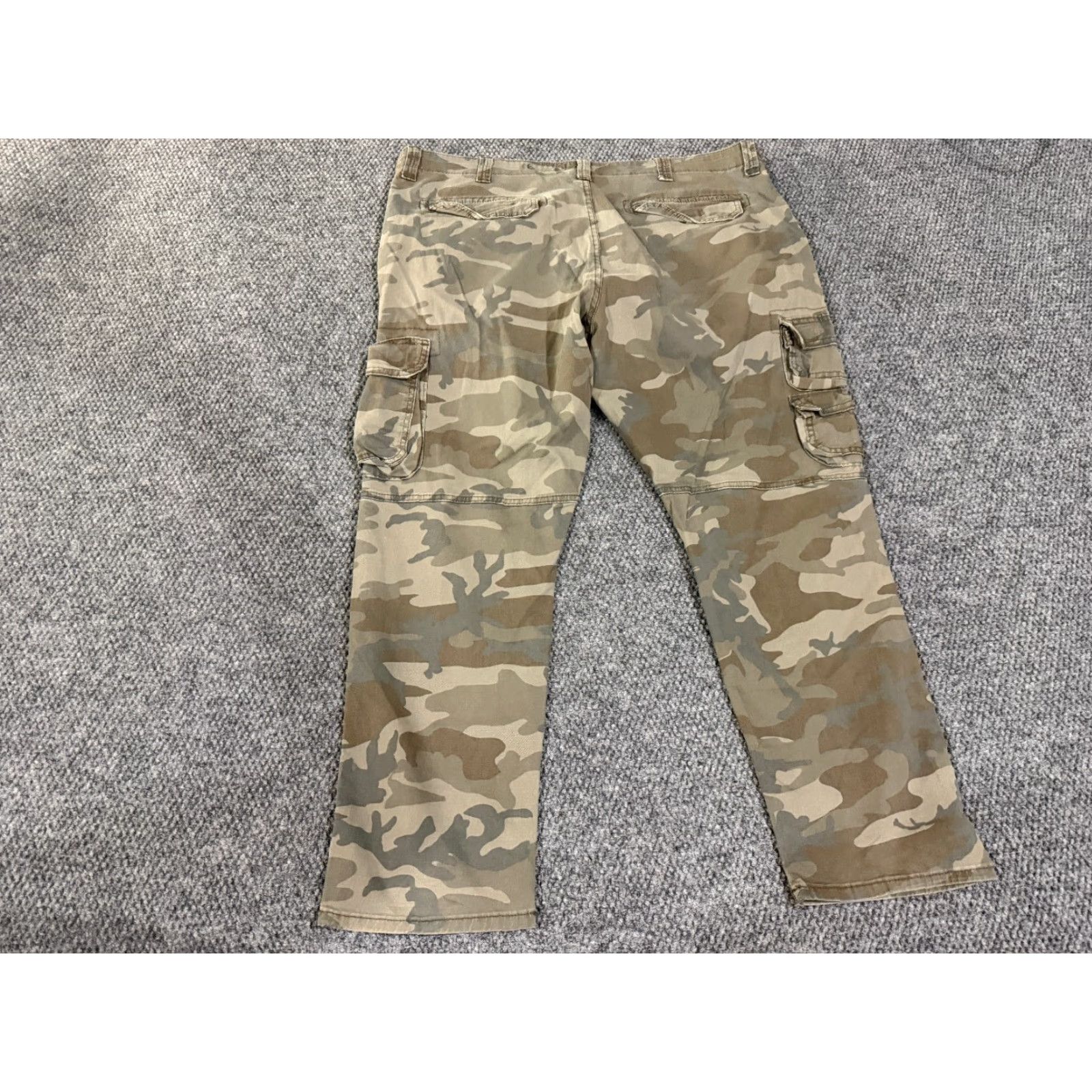 Wrangler Wrangler Jeans Cargo Pants Camouflage Beige 42 Mens Regular 5-Pocket Denim Inseam 30 Tactical Utility Cowboy Size US 42 / EU 58 - 7 Thumbnail