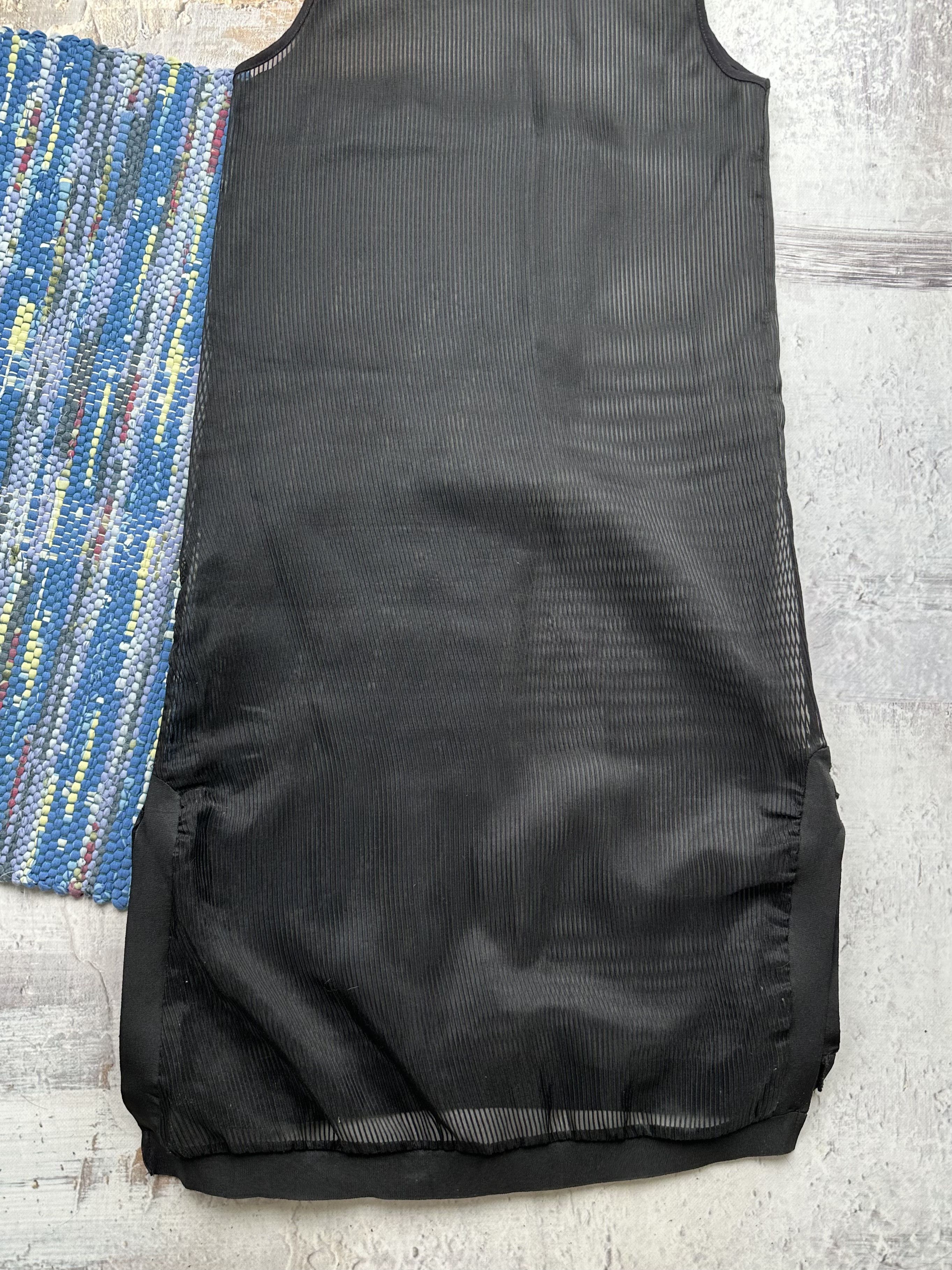 Japanese Brand Vintage Mesh Pleated Maxi Dress A639(31) Size M / US 6-8 / IT 42-44 - 7 Thumbnail