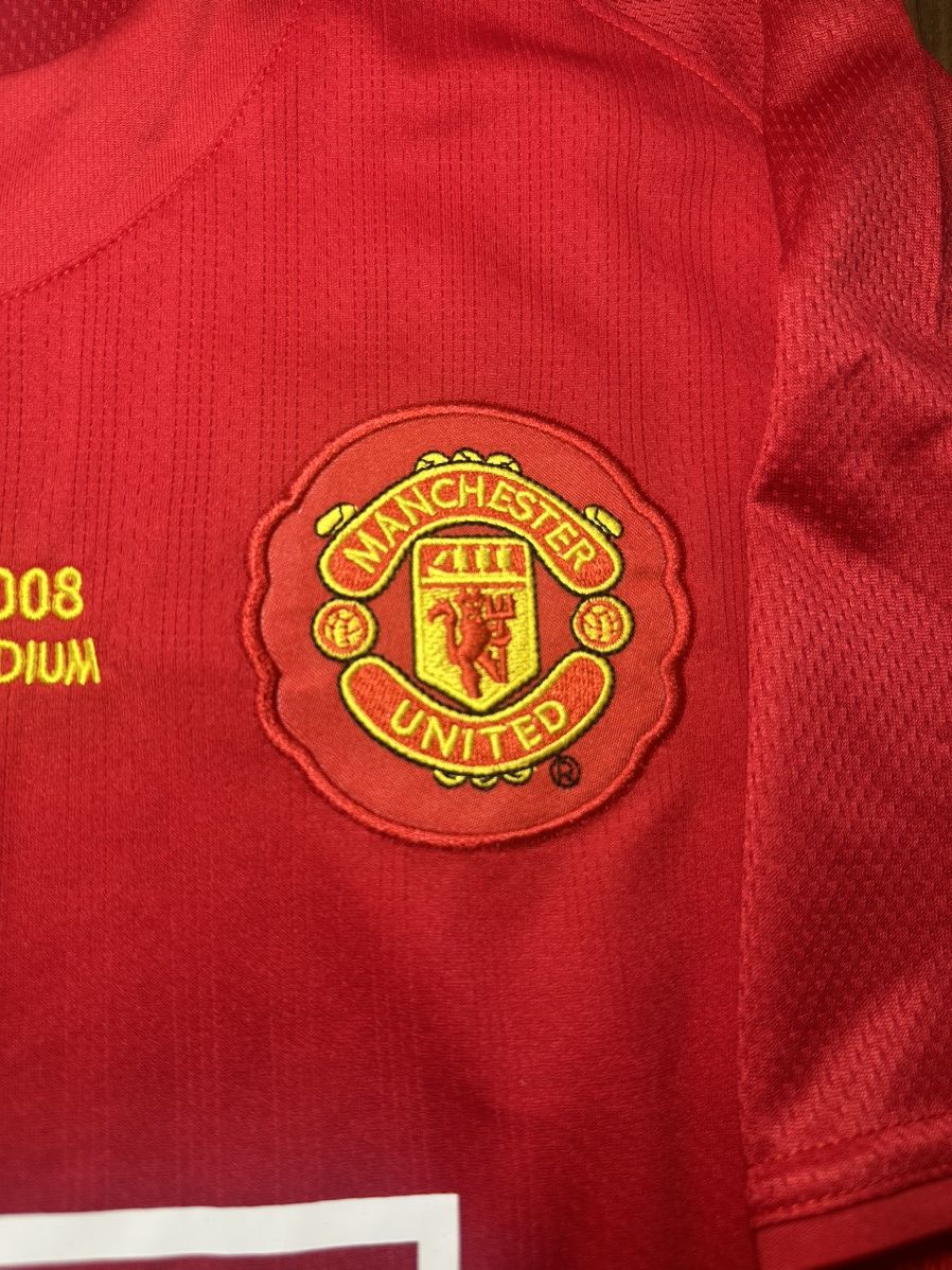 Nike NEW Manchester United 2008 UCL Final Home Jersey Ronaldo #7 Size US L / EU 52-54 / 3 - 4 Thumbnail