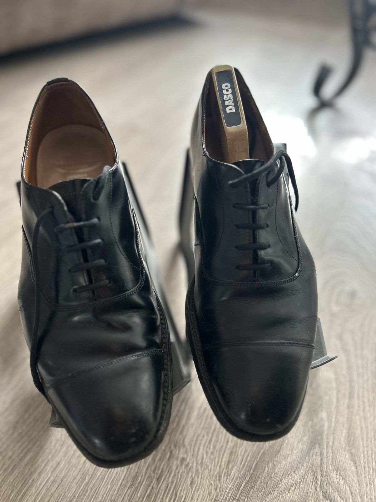 Church's Churchs black cap toe Oxford Size US 10 / EU 43 - 1 Thumbnail