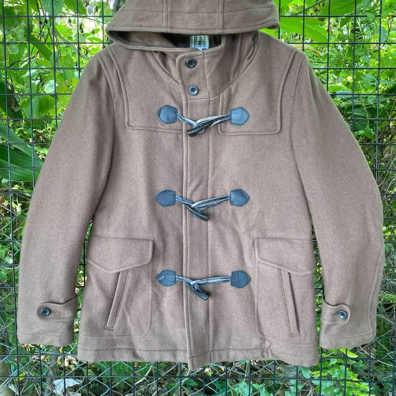 14th Addiction × Japanese Brand × Takeo Kikuchi Vintage TK Designer Duffle Coat Hoodies Size US S / EU 44-46 / 1 - 2 Thumbnail