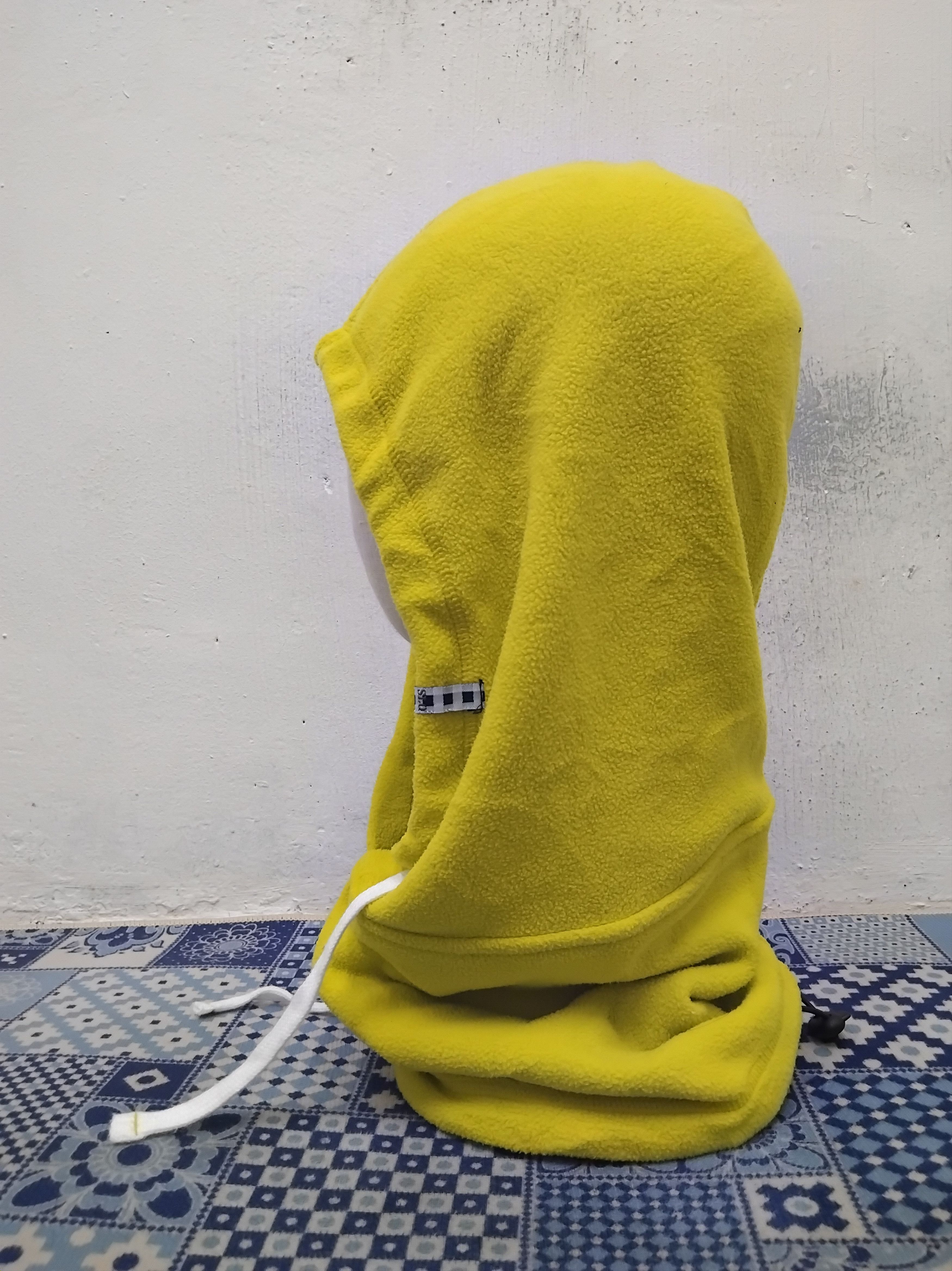Japanese Brand Green yellow streetwear style hoodie Size ONE SIZE - 6 Thumbnail
