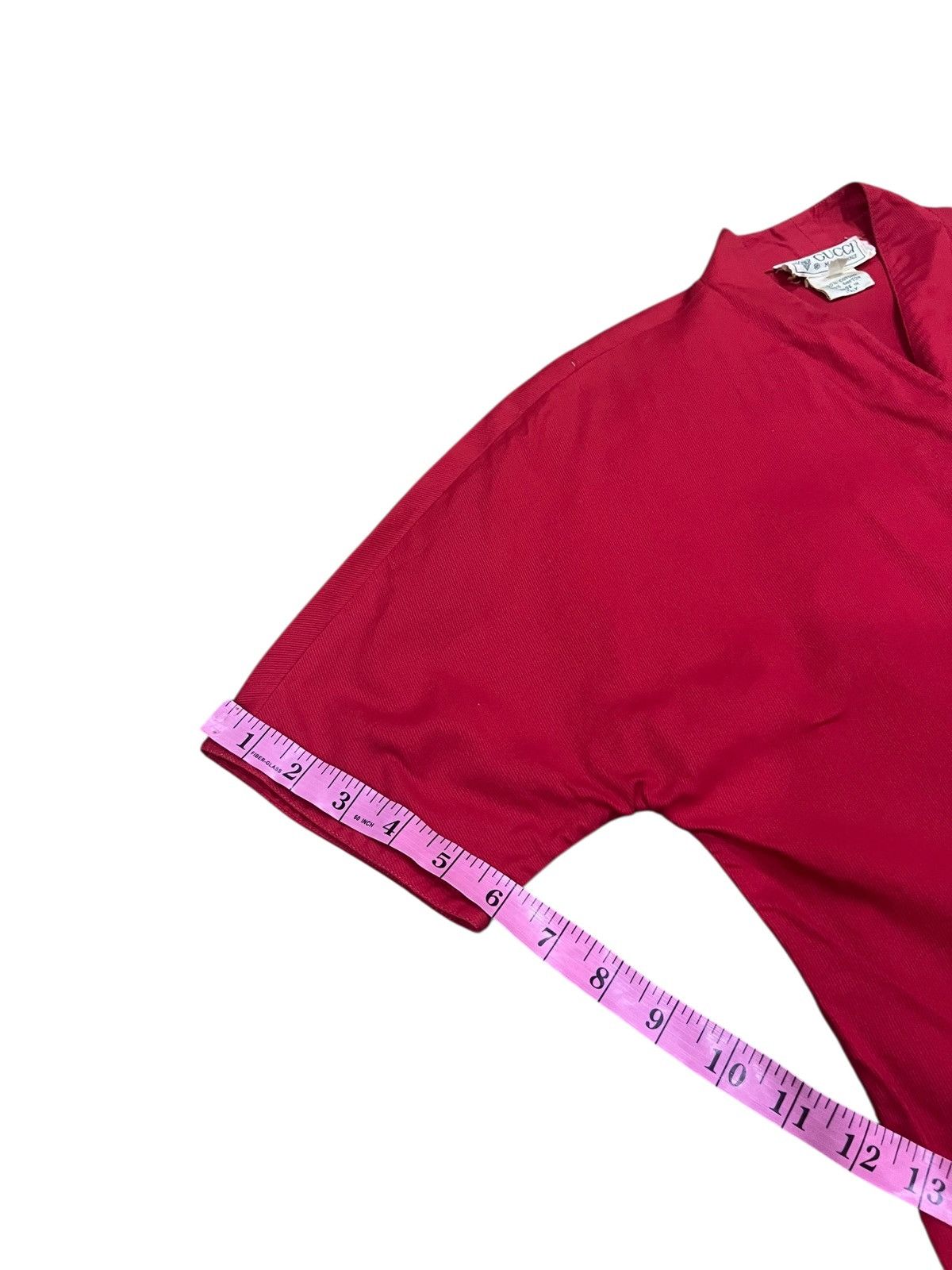 Gucci vintage GUCCI GG BUTTON DOWN SHORT SLEEVE SAIZ 40 Size US XXS / EU 40 - 16 Thumbnail