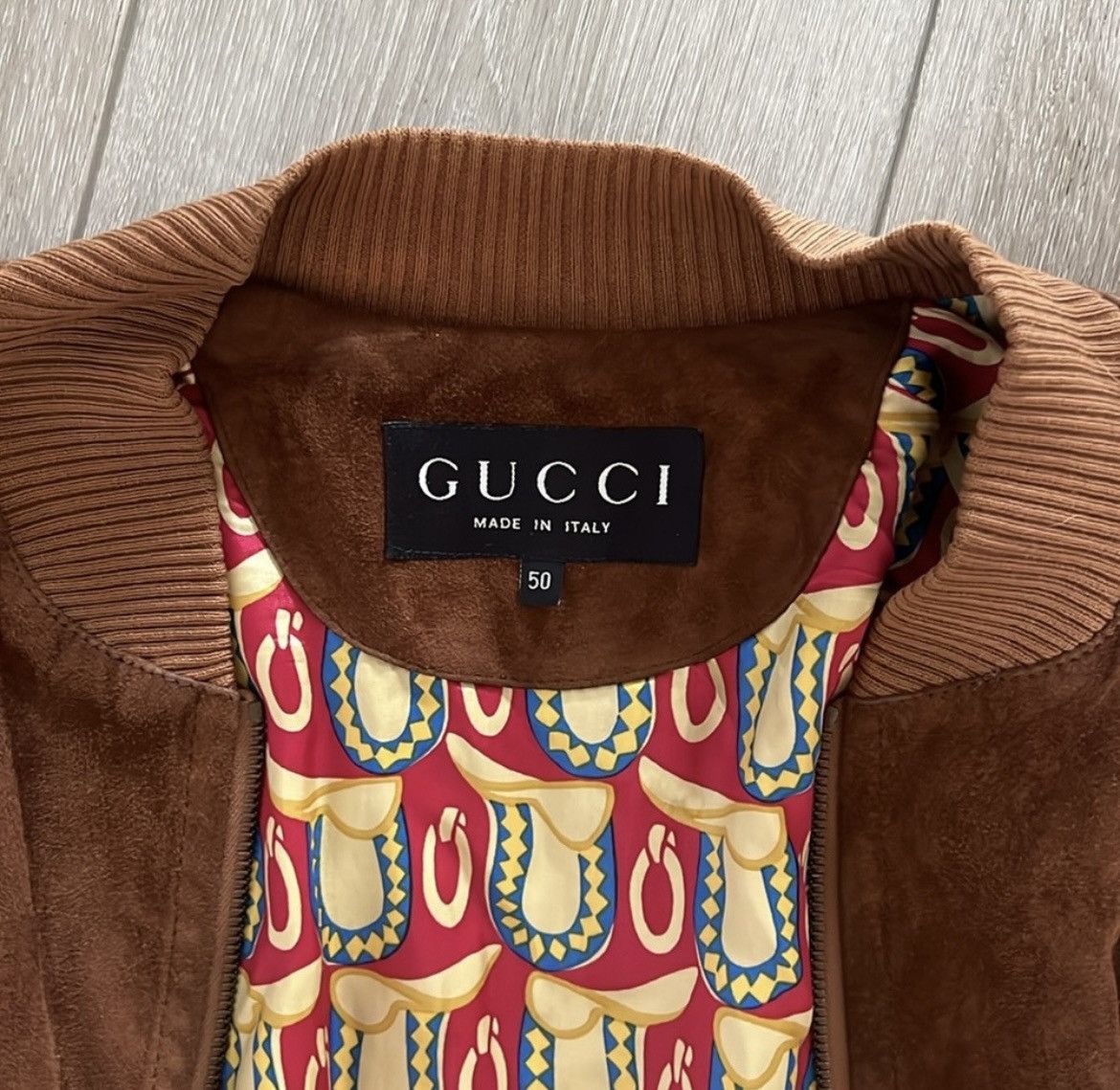 Gucci Brown Suede Gucci Jacket Size US M / EU 48-50 / 2 - 1 Thumbnail