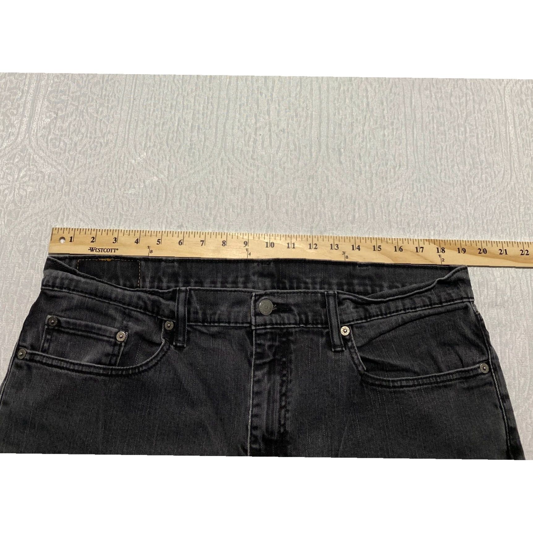 Levi's Levi's 559 Jeans Relaxed Straight Black Denim 38×32 Men 5-Pocket Logo Mens Size US 38 / EU 54 - 6 Thumbnail