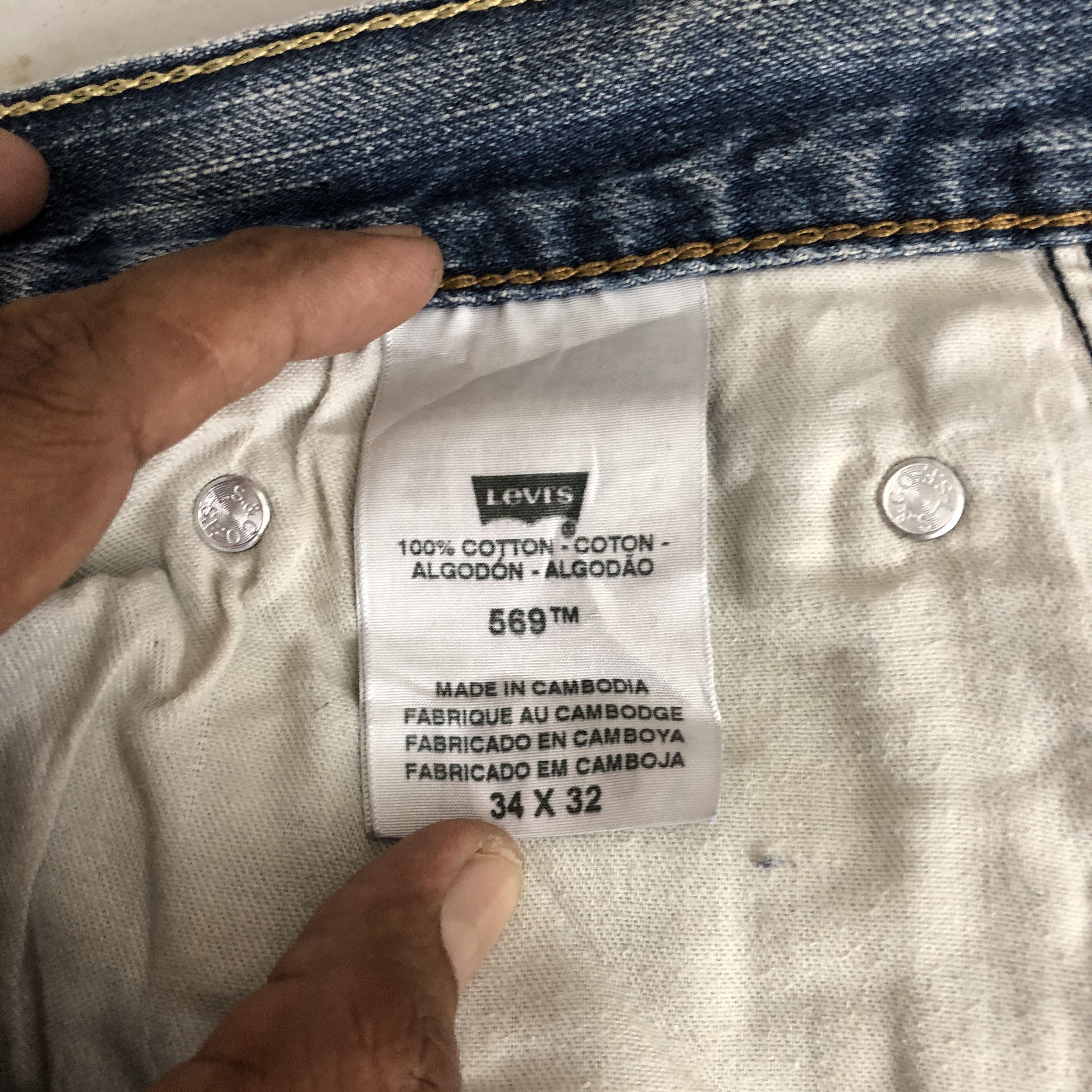 Levi's Vintage Levis 569 Baggy Denim Distressed Levi's Faded Jeans Size US 36 / EU 52 - 9 Thumbnail