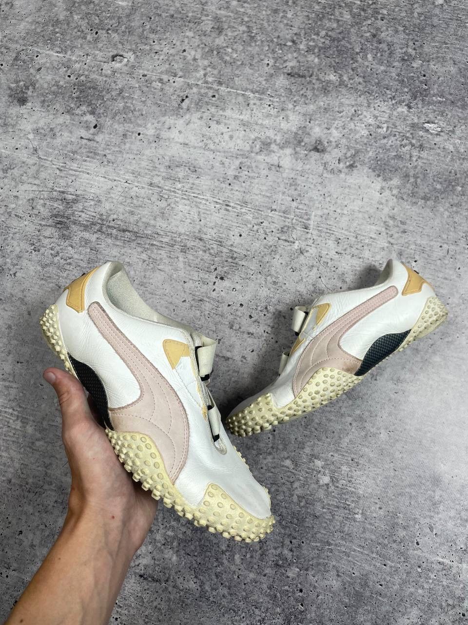 Puma Vintage 00s Puma Mostro Leather Sneakers Shoes Y2K Size US 7 / IT 37 - 1 Thumbnail