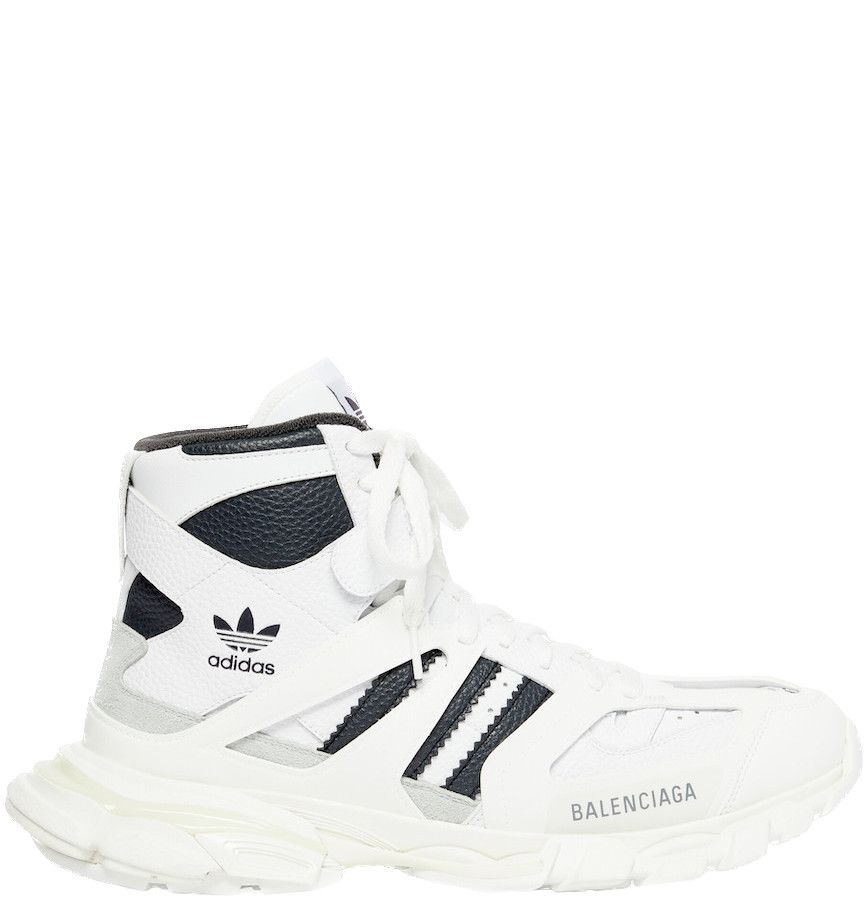 o1srvl11e0424 Track Forum Sneakers in White/Black