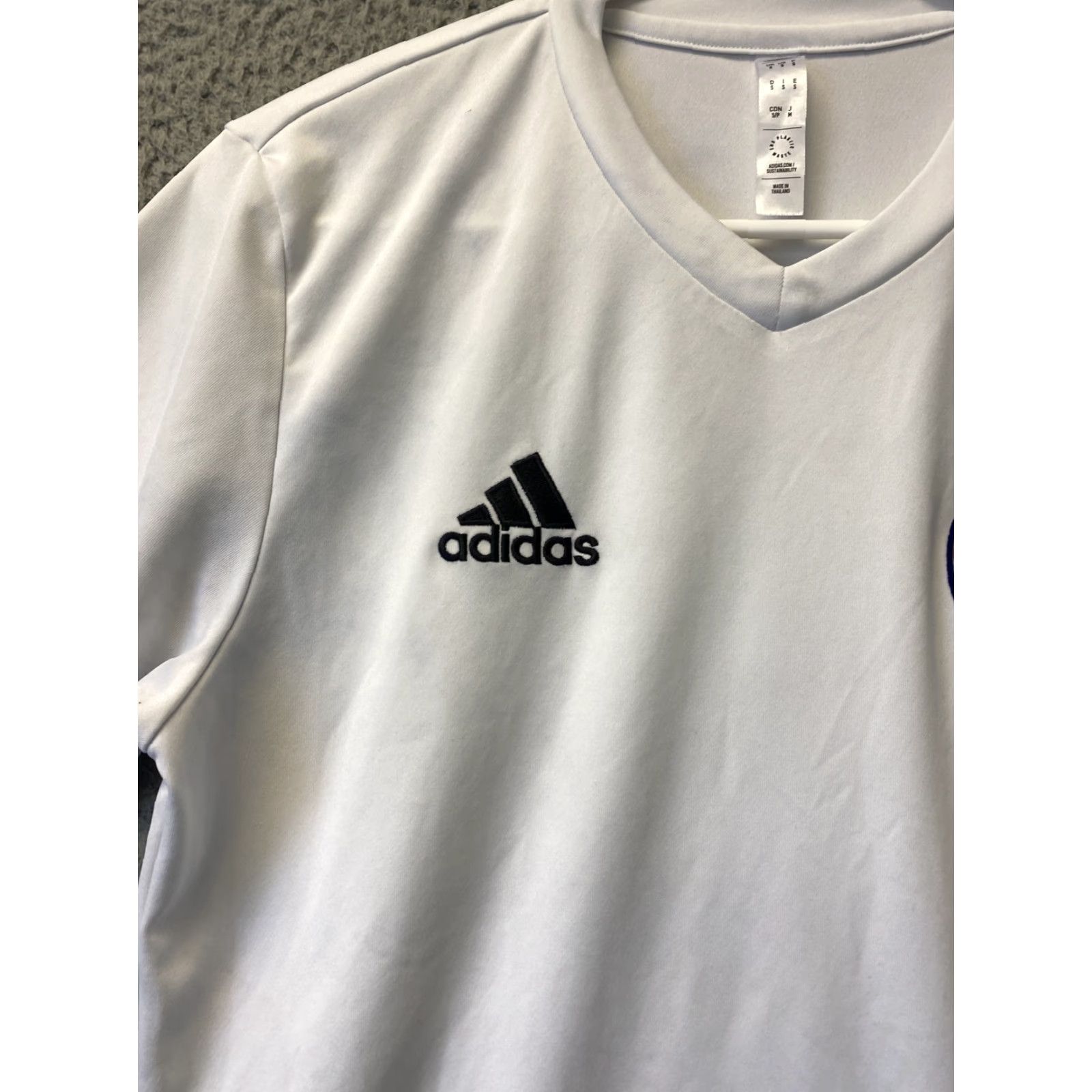 Adidas Adidas jersey Mens Small Colorado soccer Soccer Jersey 36-70 T-Shirt White Polyester Jersey Adizero Men's S Size US S / EU 44-46 / 1 - 3 Thumbnail