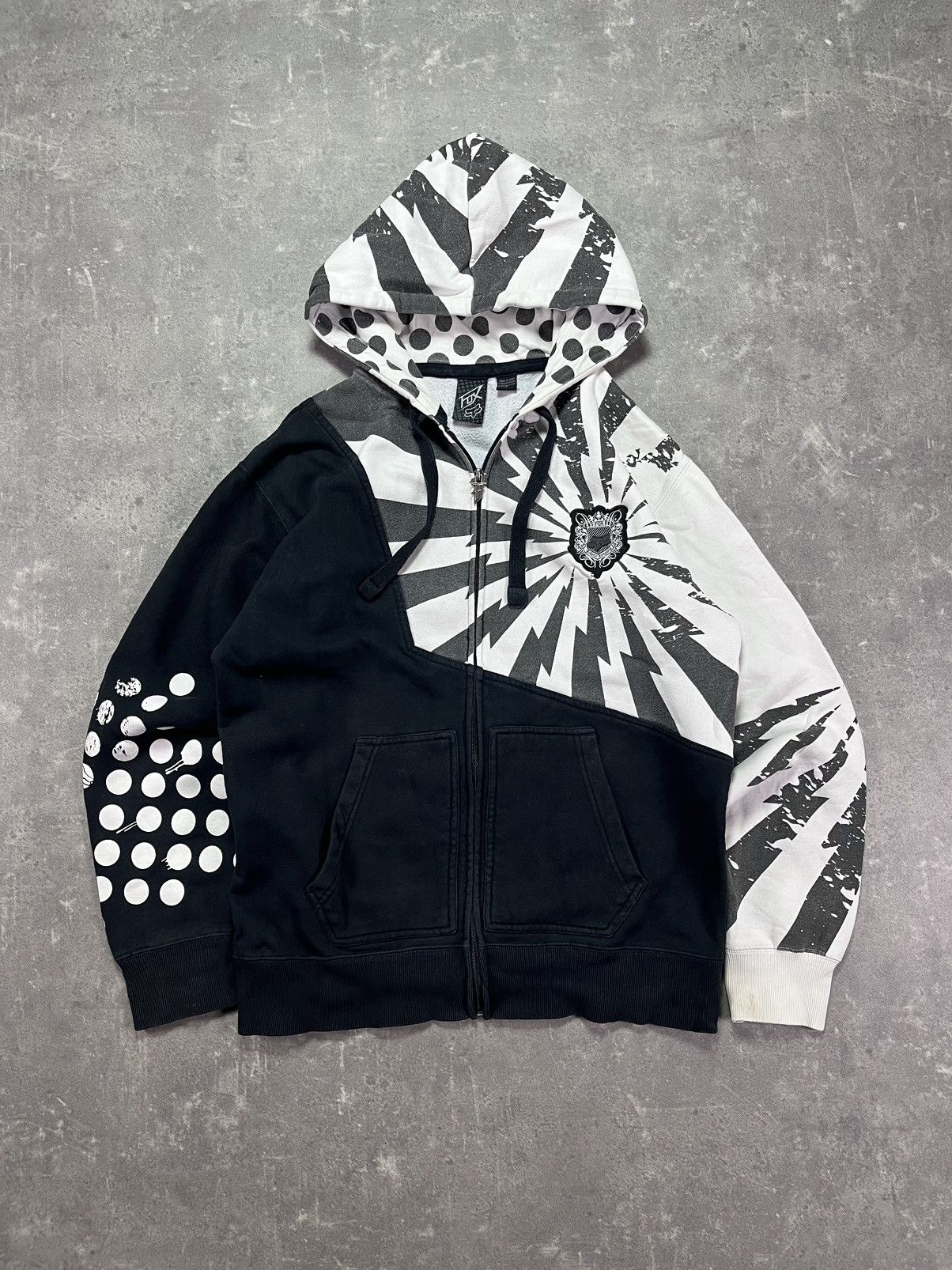 Fox Racing Fox Racing Printed Thunders Zip Hoodie Y2K L Rare Size US L / EU 52-54 / 3 - 1 Thumbnail