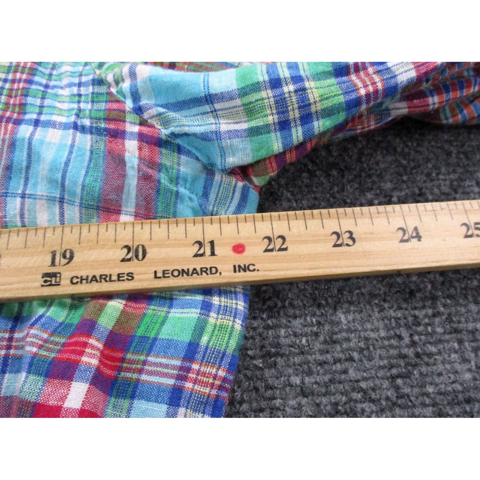 Ralph Lauren Ralph Lauren Polo Shirt Mens L Multicolor Knit Linen Size 42R - 5 Thumbnail