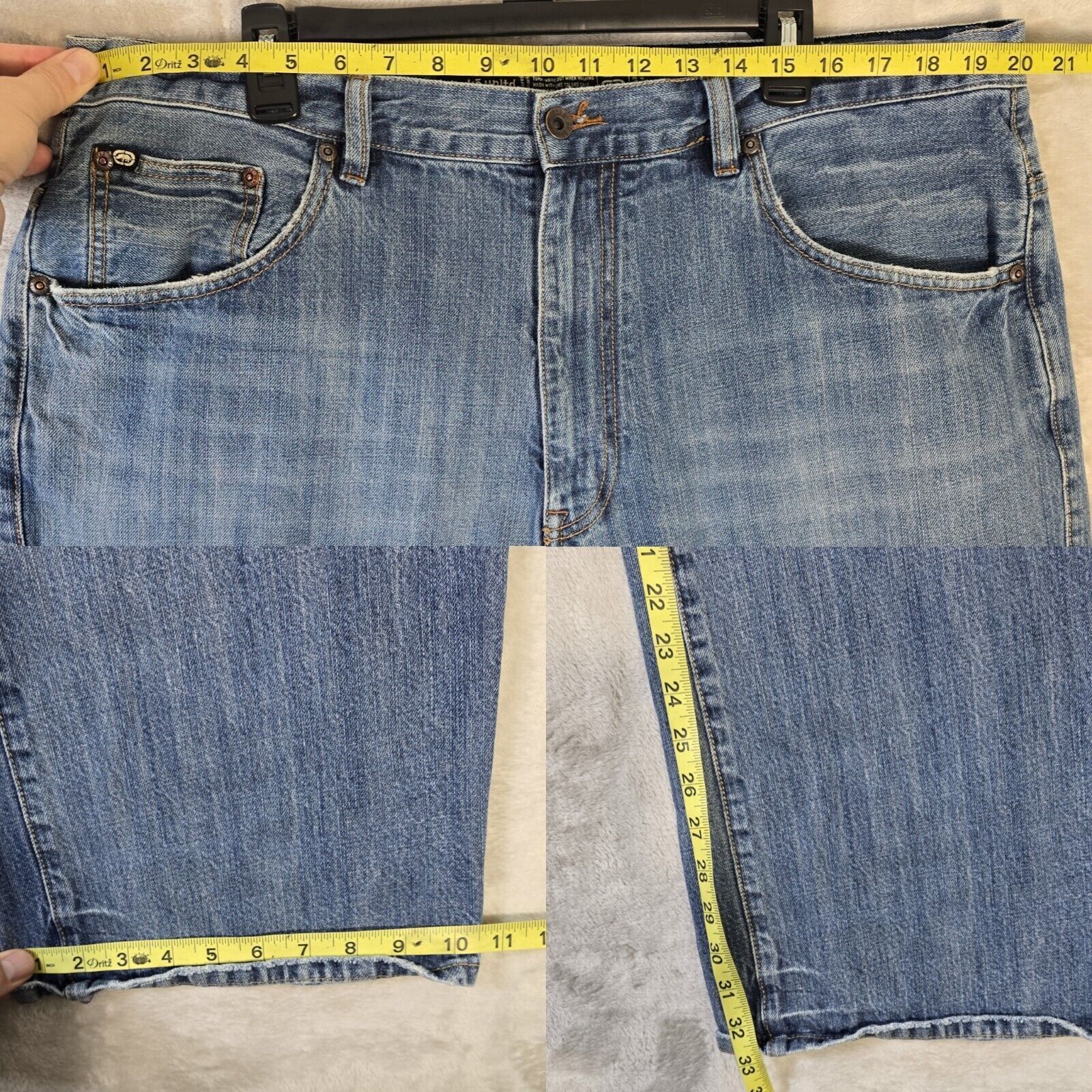 Ecko Unltd. Ecko Unltd Jeans Baggy 5-pocket Size 38 Y2K Hip Hop Skater Size US 38 / EU 54 - 9 Thumbnail