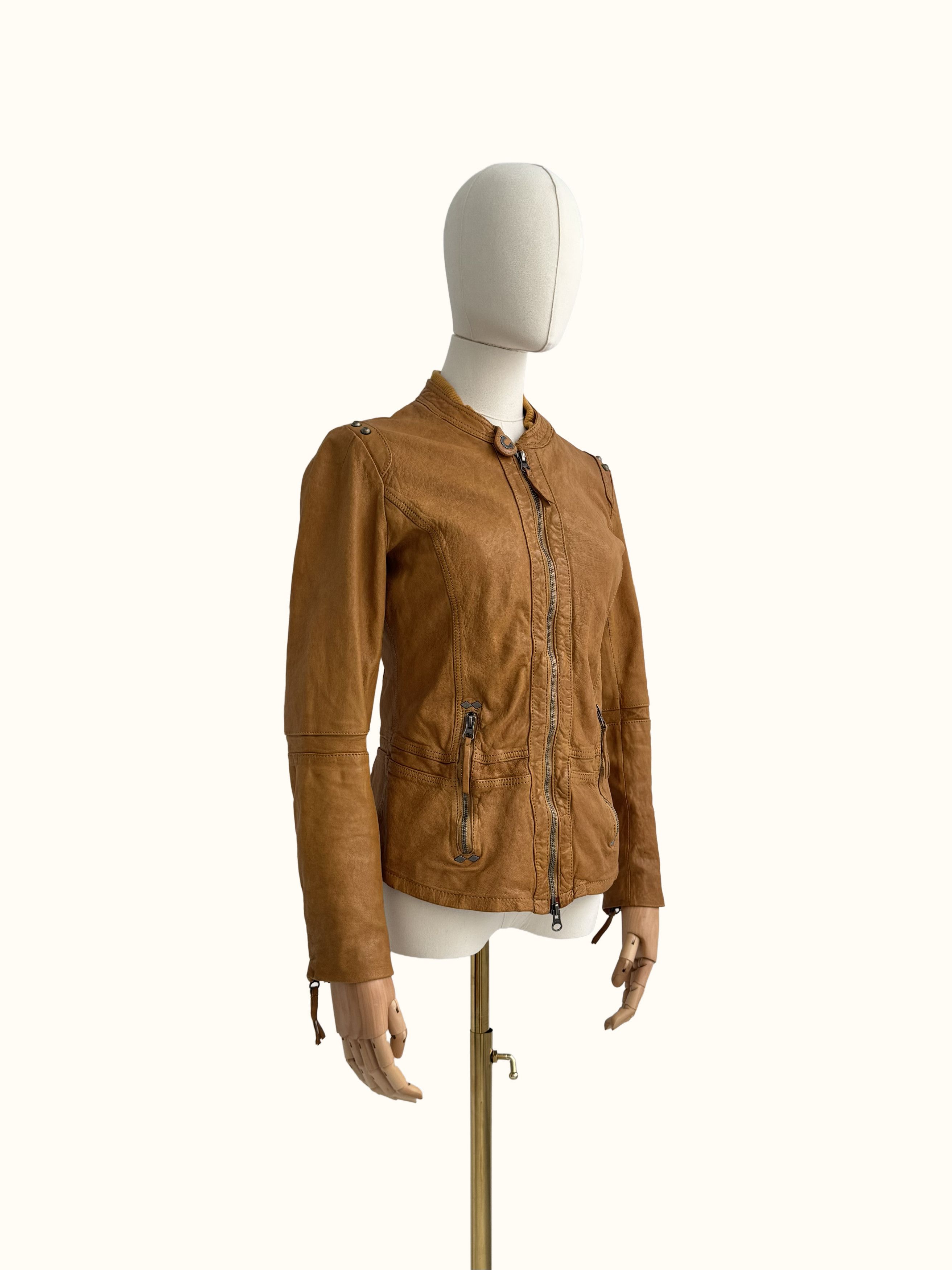 True Religion True Religion Vintage Leather Jacket (B550) Size S / US 4 / IT 40 - 2 Thumbnail