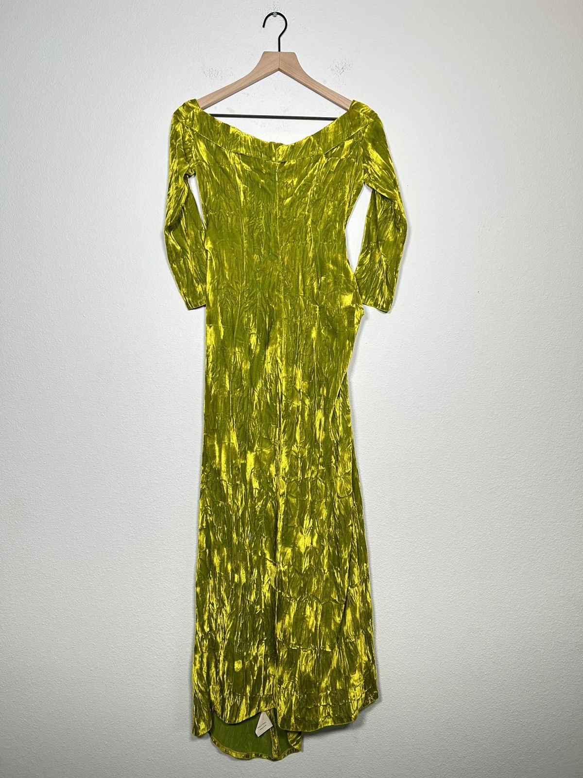 A.W.A.K.E. MODE AW23 Runway crushed velvet drape dress Size S / US 4 / IT 40 - 3 Thumbnail