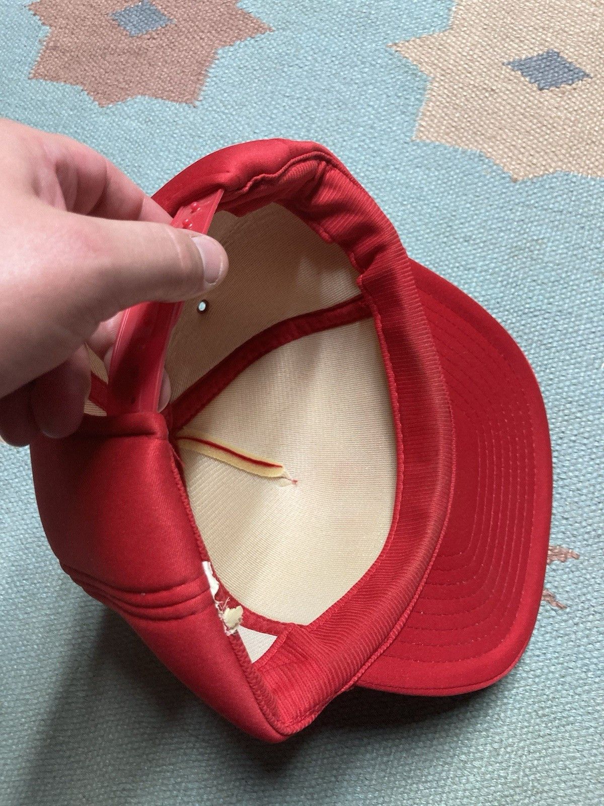 Vintage Vtg trucker hat Big L Lumberland Michigan crimson wood trees Size ONE SIZE - 6 Thumbnail