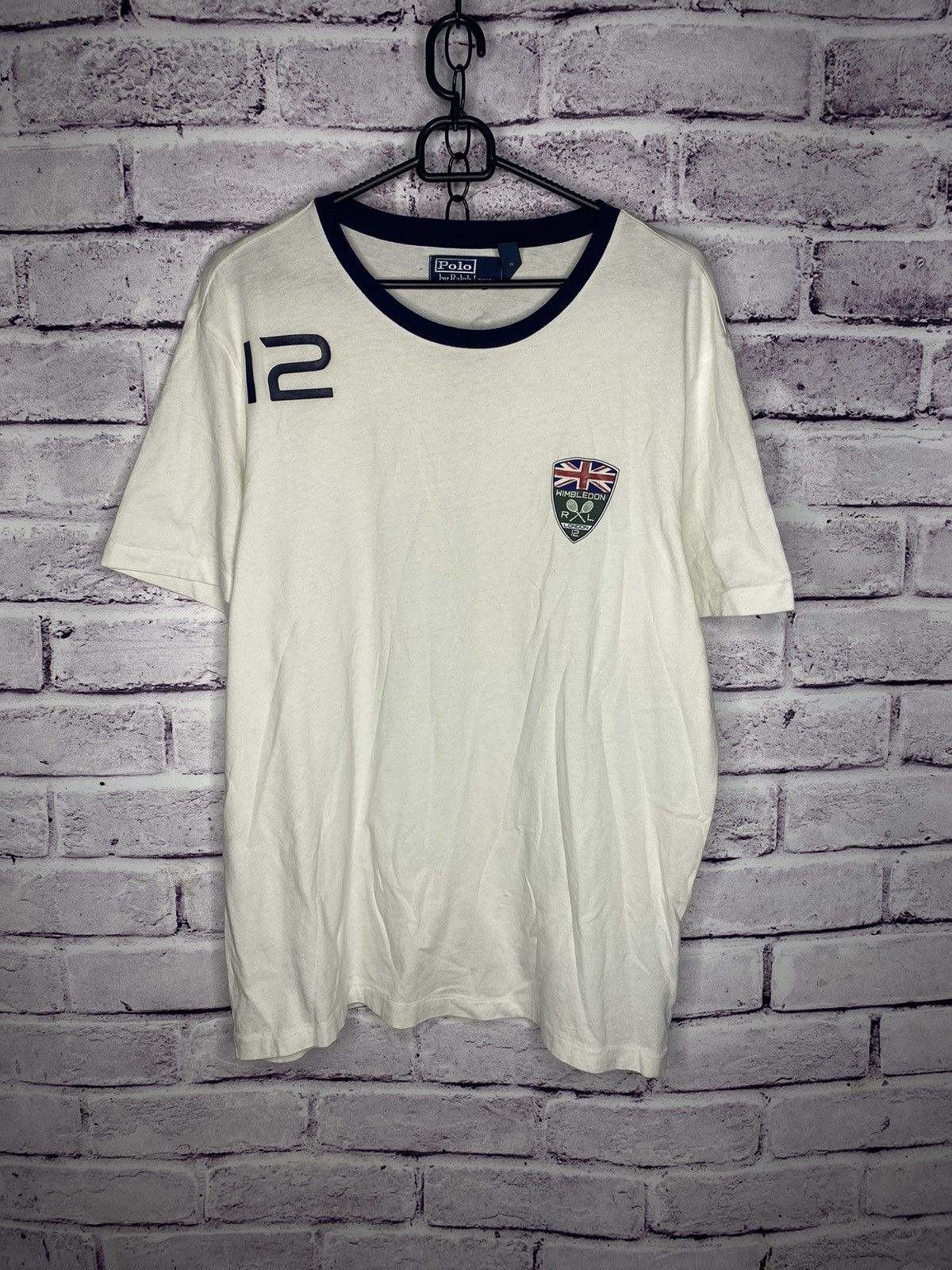 Polo Ralph Lauren Men's polo Ralp Lauren Wimbledon overprint logo tee Size US L / EU 52-54 / 3 - 1 Thumbnail