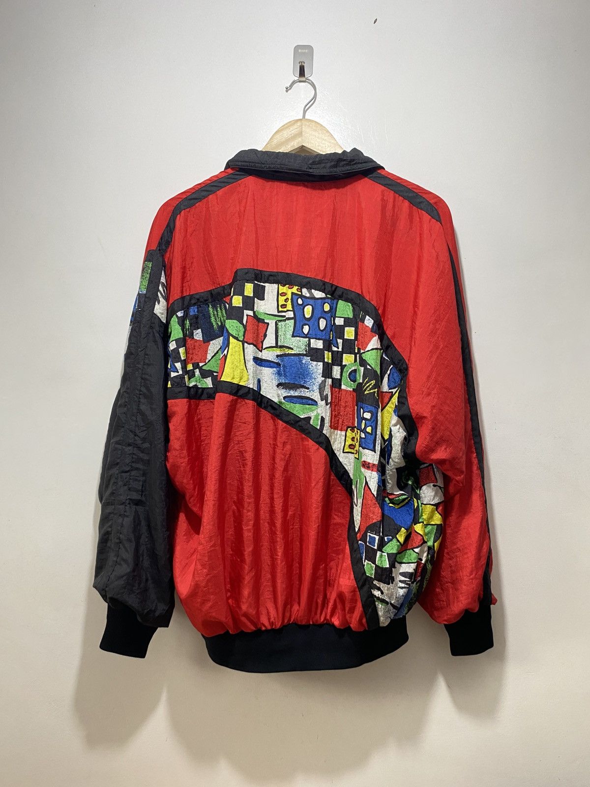 Other VINTAGE 80s HOTDOGGERS ABSTRACT WINDBREAKER Size US S / EU 44-46 / 1 - 5 Thumbnail