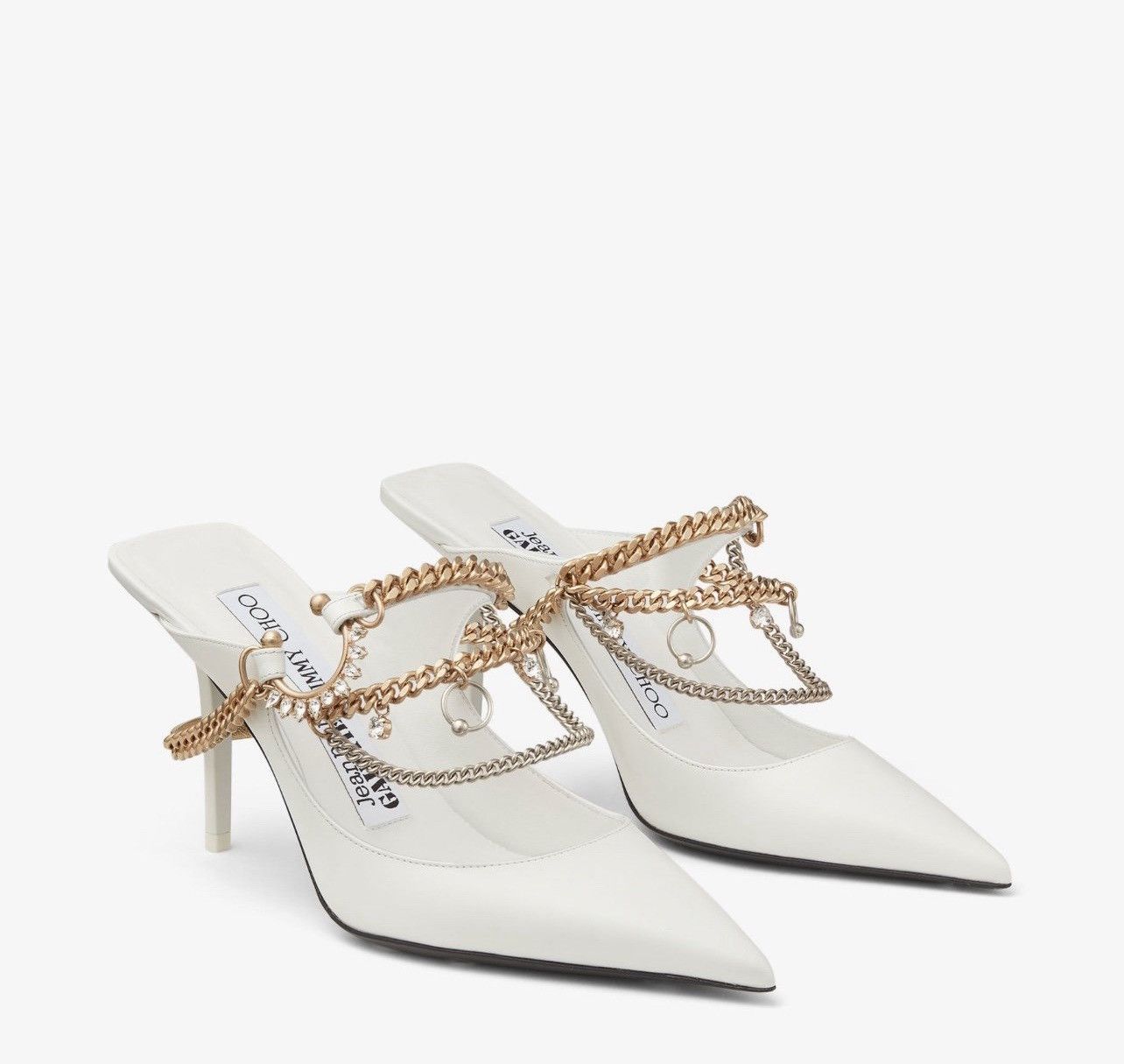 Jimmy Choo Jimmy Choo JEAN PAUL GAULTIER Bing 90MM Mules size 37.5 Size US 7.5 / IT 37.5 - 1 Thumbnail