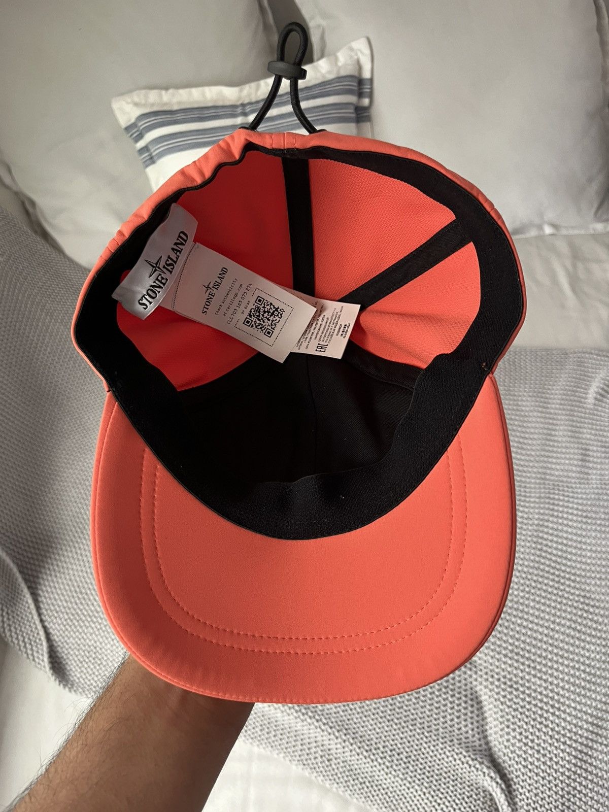 Stone Island Stone Island Hat Salmon Pink Size ONE SIZE - 5 Thumbnail